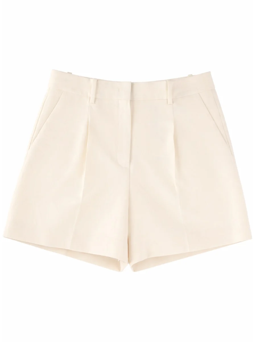 Theory Pleat Detailed Shorts - Image 2