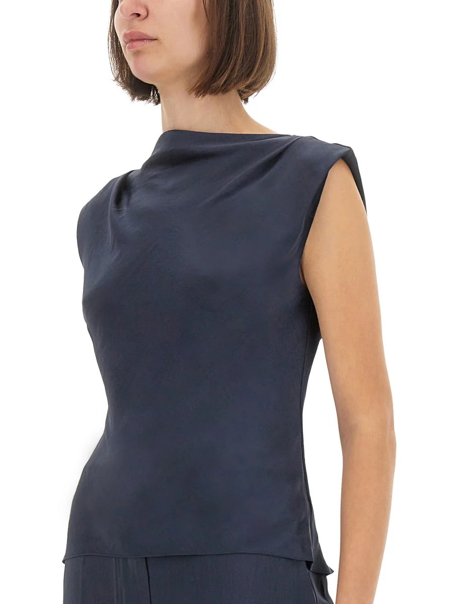 THEORY Satin Mini Top - Image 6