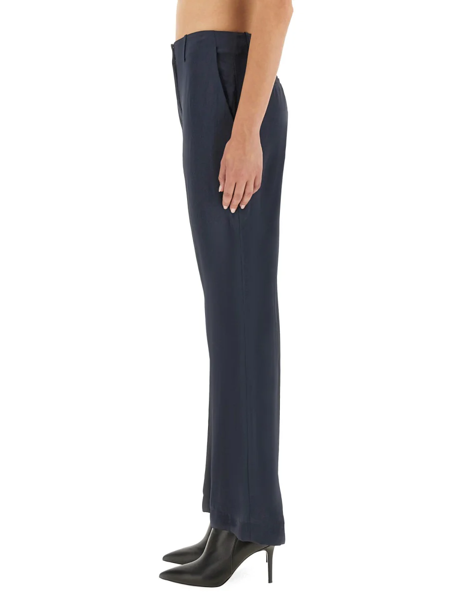 THEORY Silk Effect Trousers - Image 4