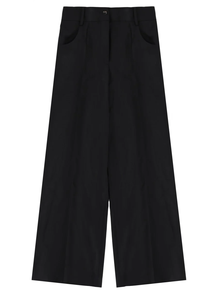 Theory Wool-blend Straight-leg Pants