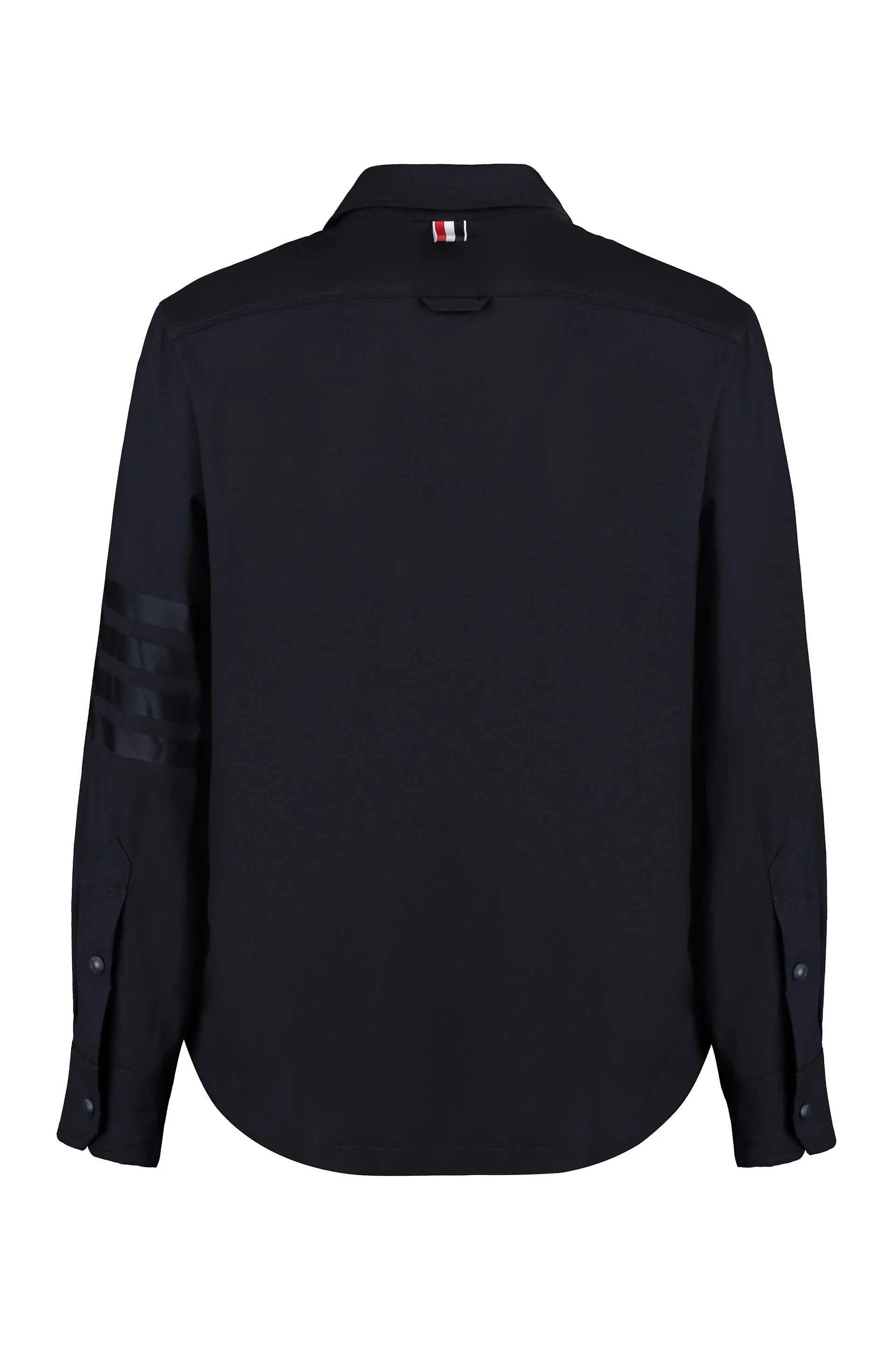 THOM BROWNE 4-bar Detailed Wool Overshirt - Image 6