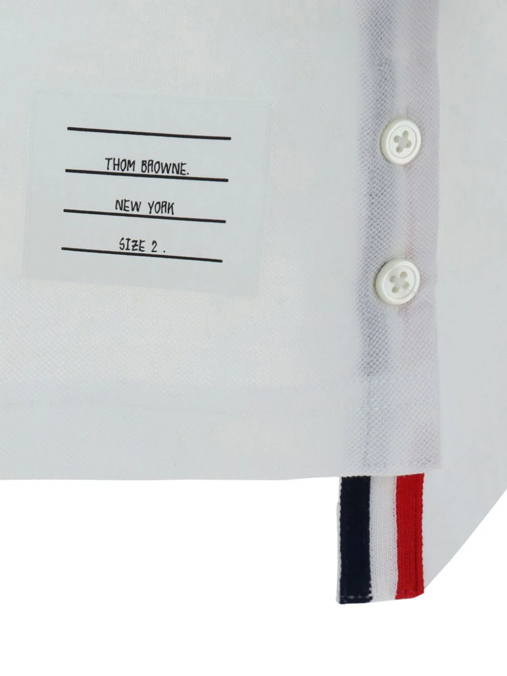 THOM BROWNE Chest Pocket Polo Shirt - Image 3
