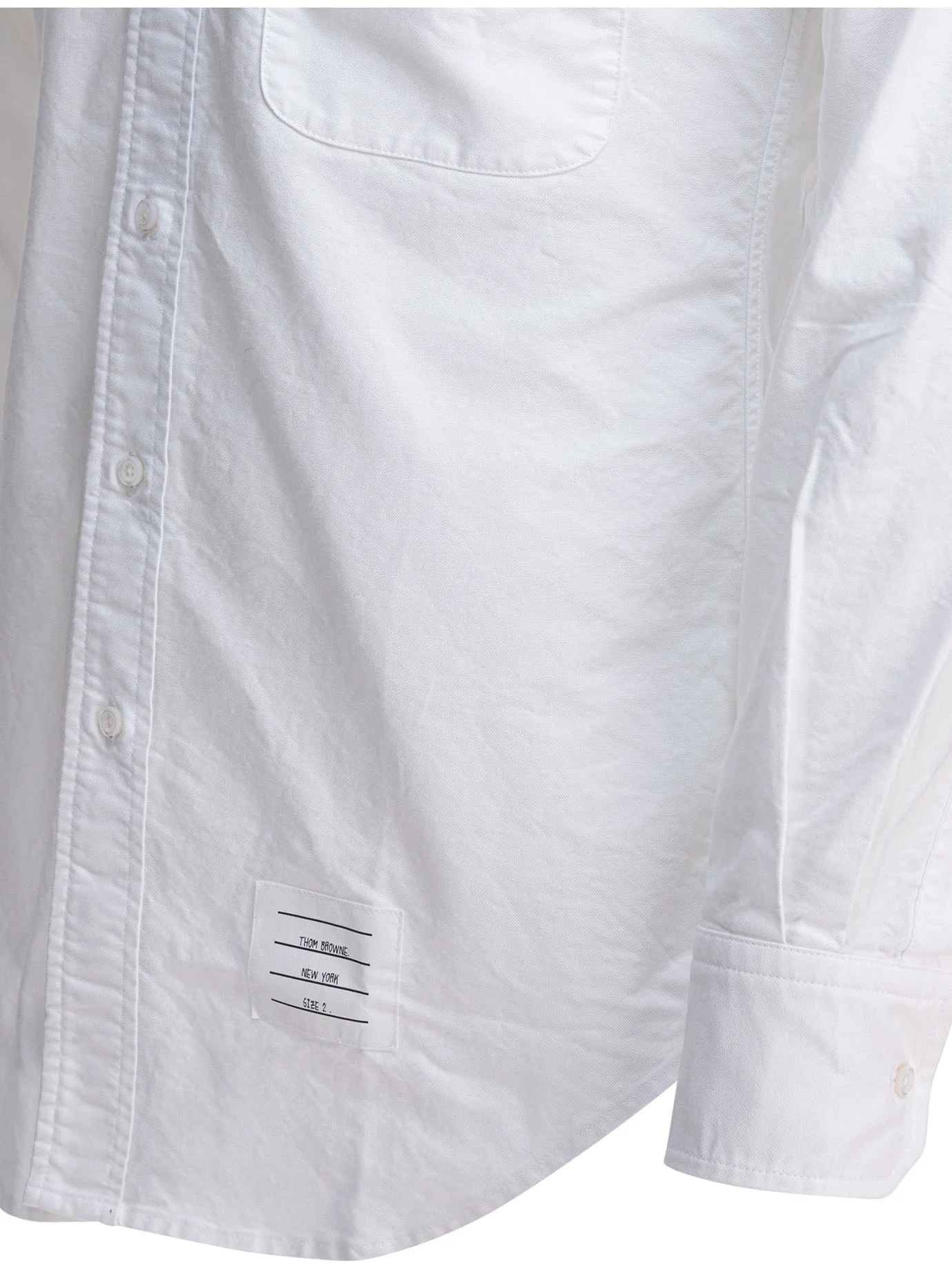 Thom Browne Classic Long Sleeve Button Down Oxford Shirt - Image 4