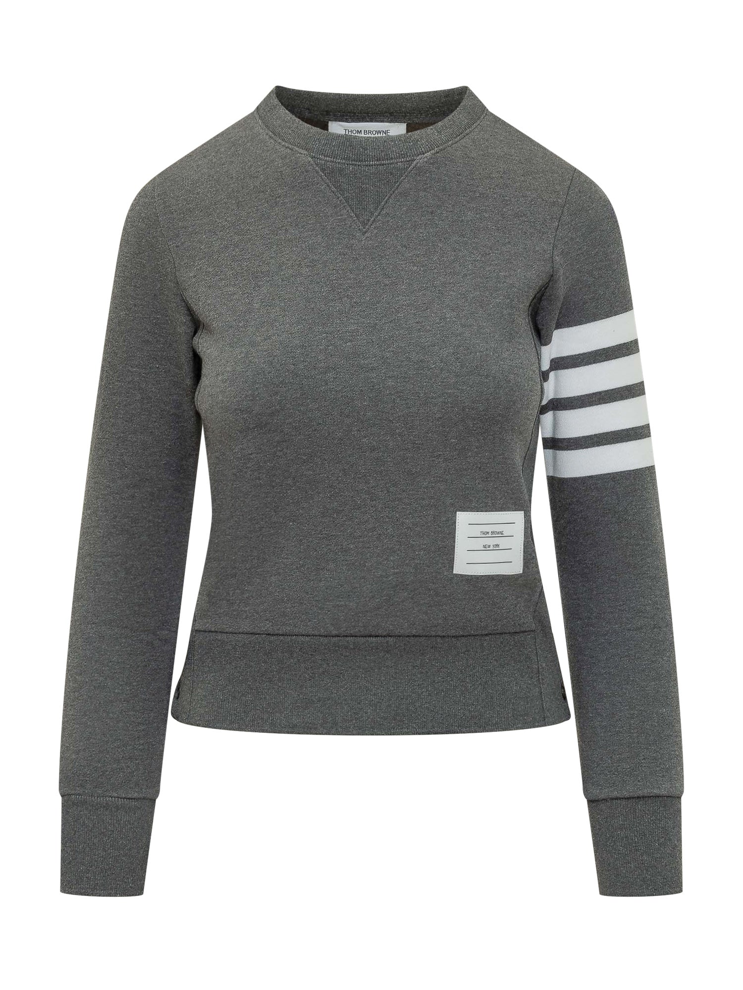 Thom Browne Giro Neck Quattro Band Knit T-Shirt