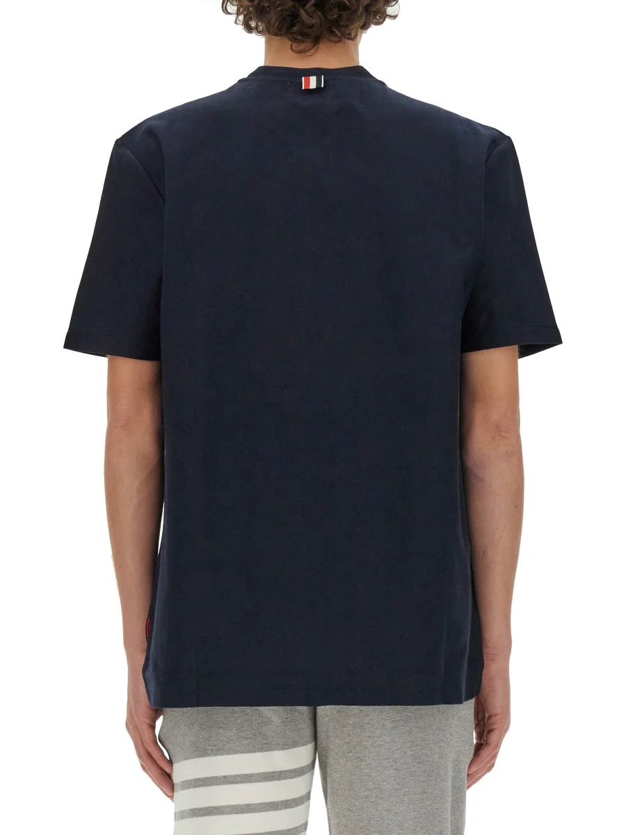 THOM BROWNE JERSEY SHORT SLEEVE TEE - Image 3