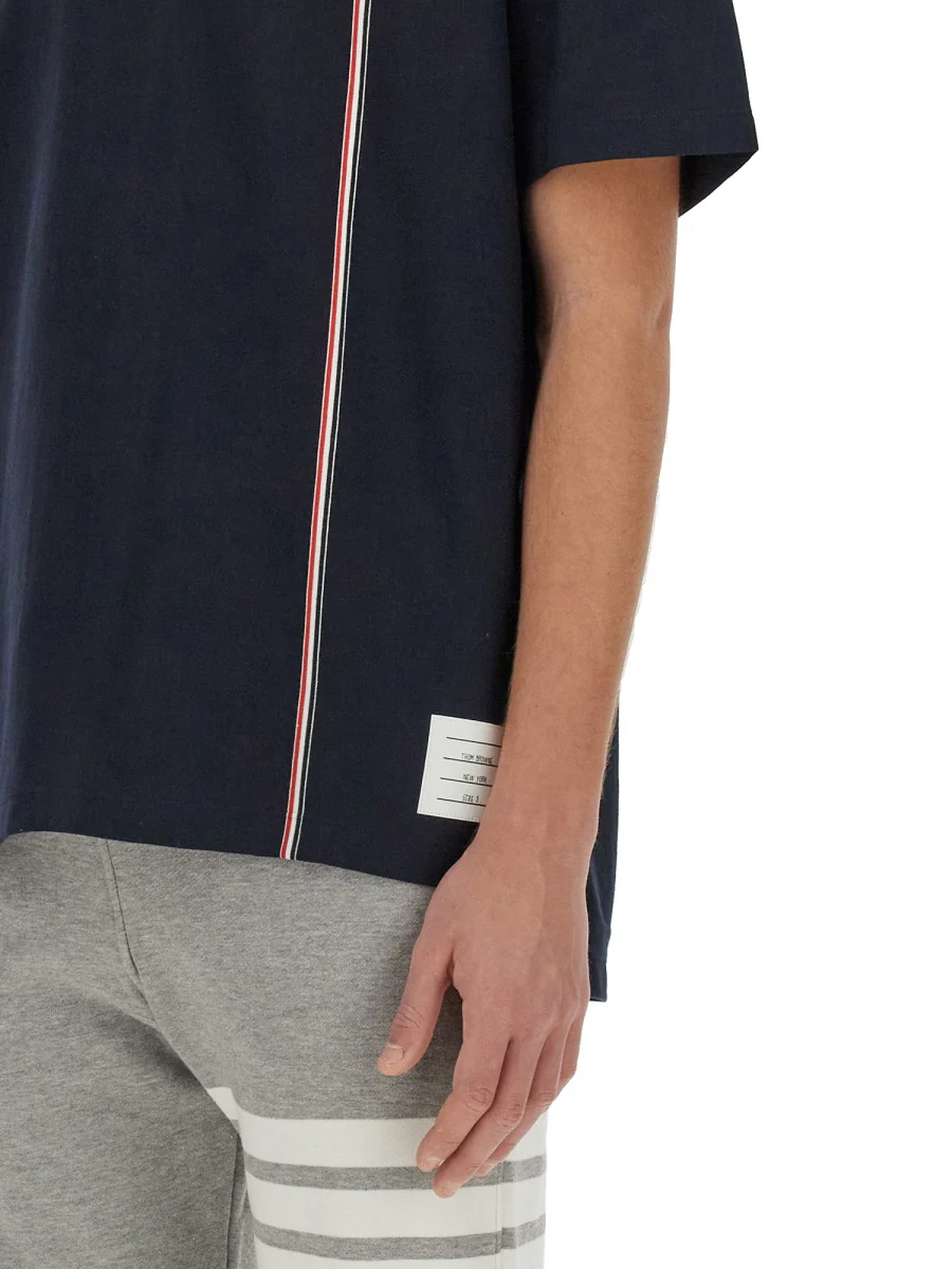 THOM BROWNE JERSEY SHORT SLEEVE TEE - Image 4