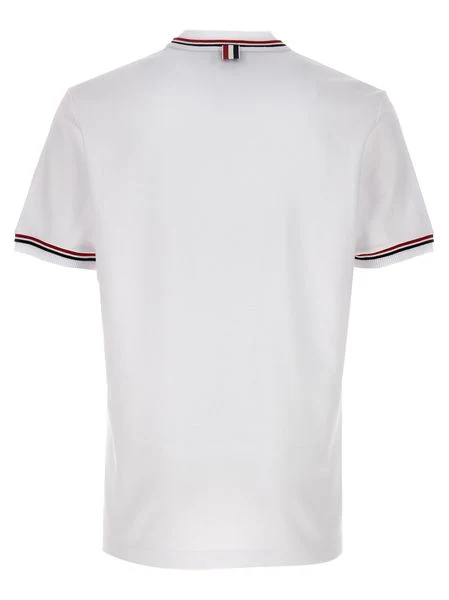 THOM BROWNE Logo-patch Crew Neck T-shirt - Image 2