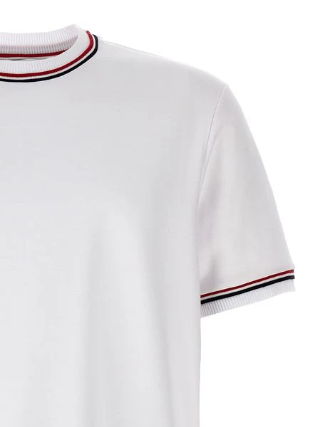 THOM BROWNE Logo-patch Crew Neck T-shirt - Image 3