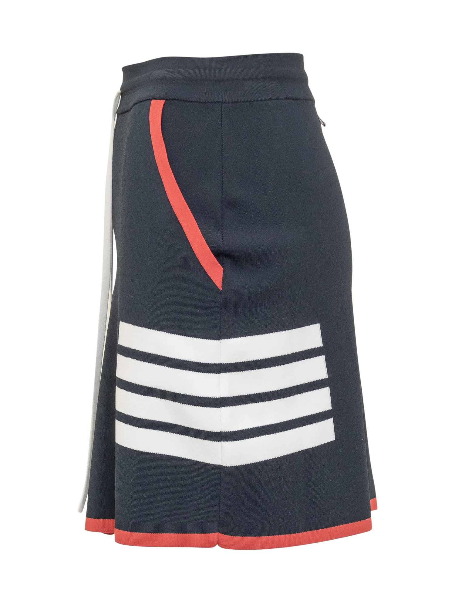 Thom Browne Mini Skirt with 4-Bar Detailing - Image 3