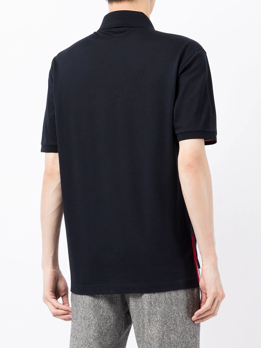 THOM BROWNE Pique Pocket Polo - Image 3