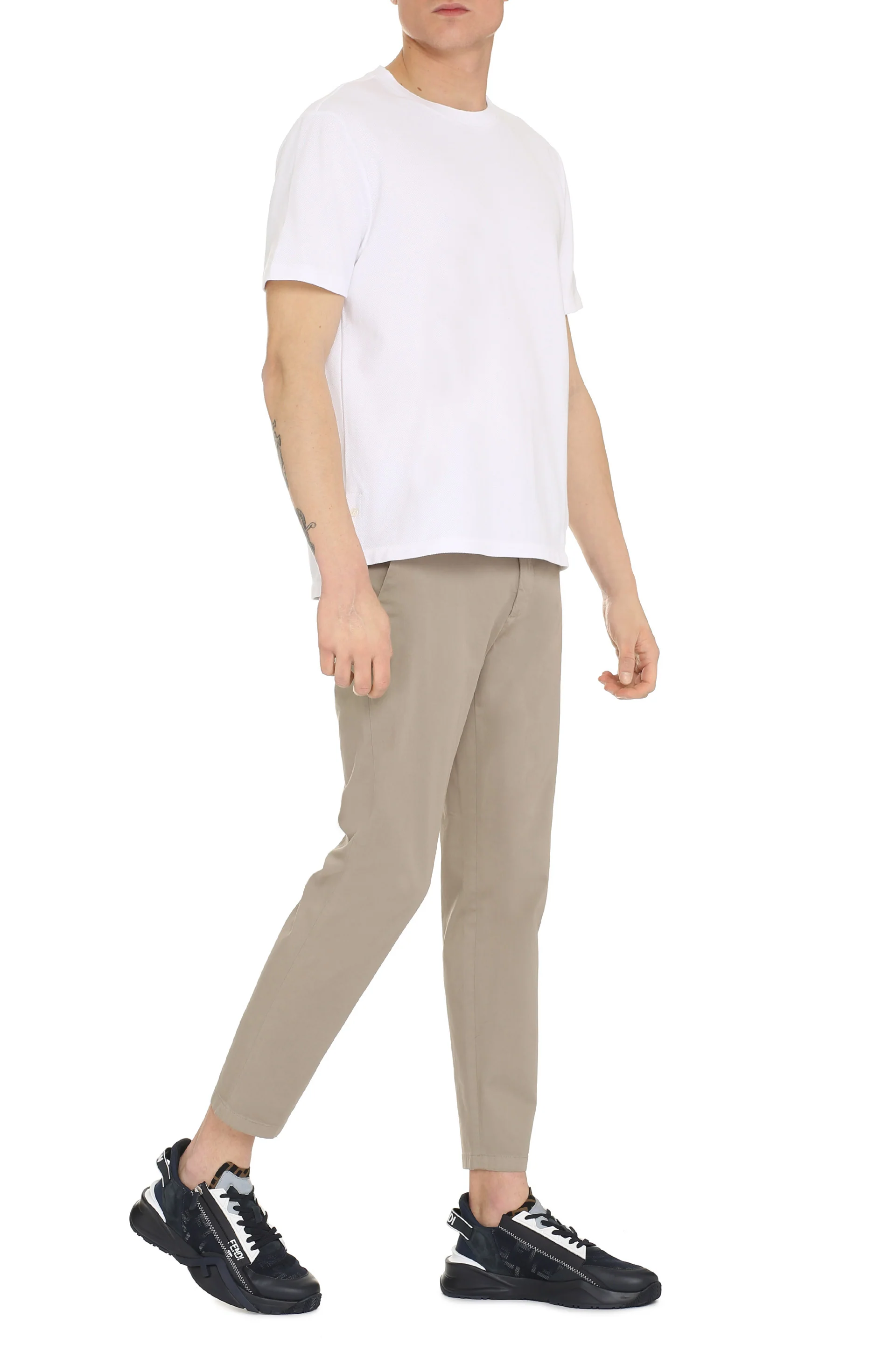 Thom Browne RWB Stripe Piqué Mini T-Shirt for Men - Image 3