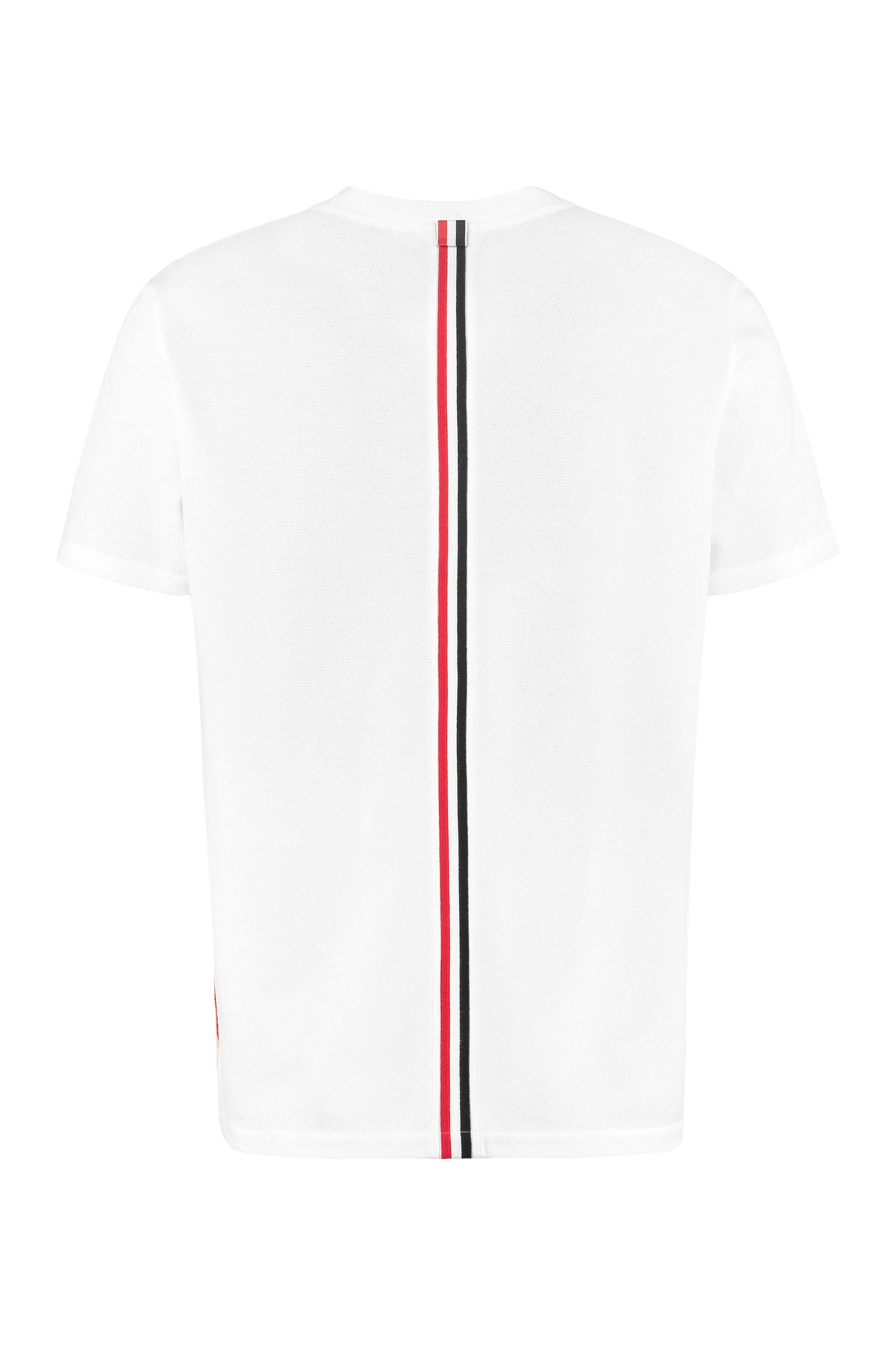 Thom Browne RWB Stripe Piqué Mini T-Shirt for Men - Image 7
