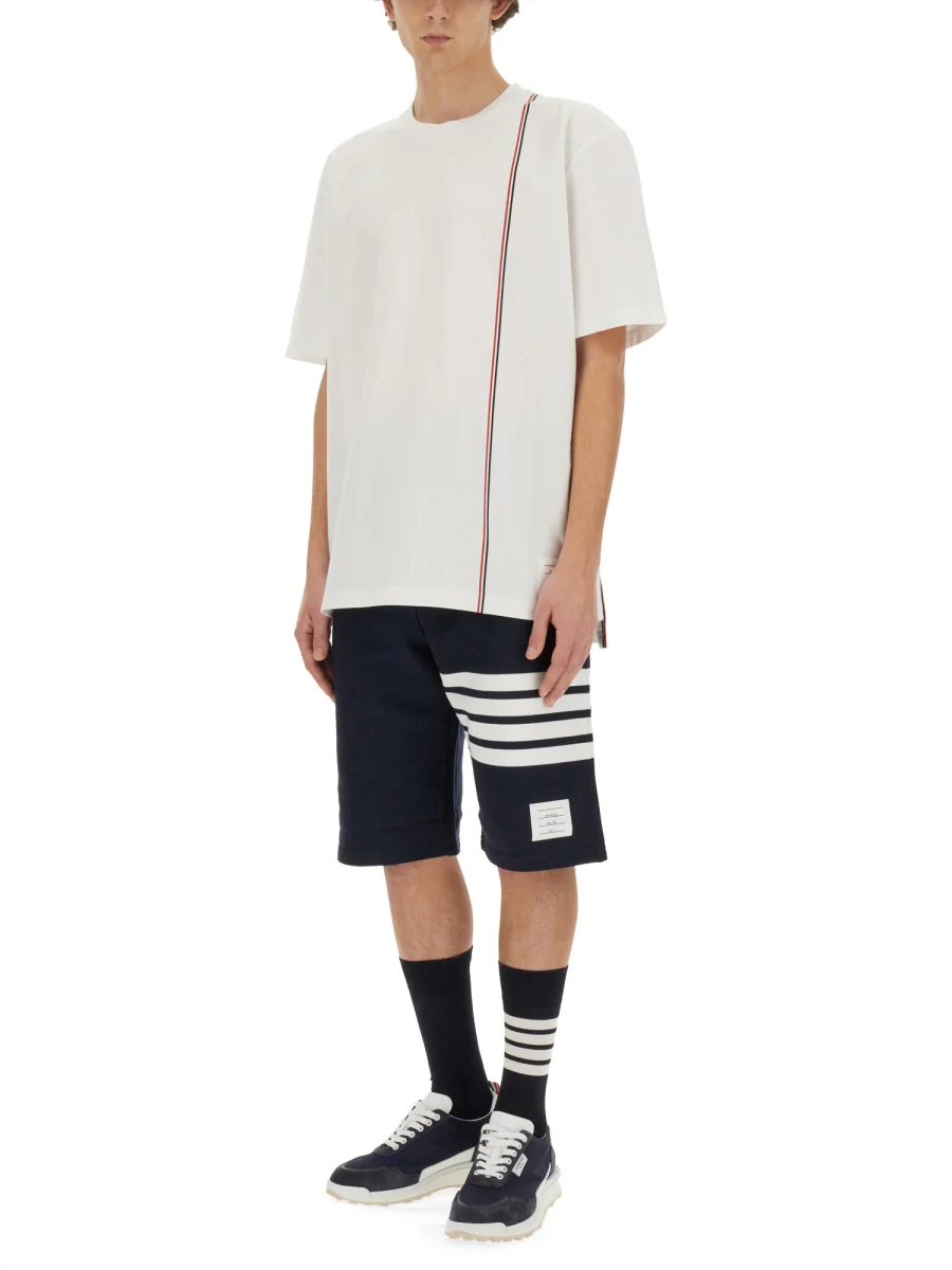 THOM BROWNE RWB-stripe Short-sleeve T-shirt - Image 2