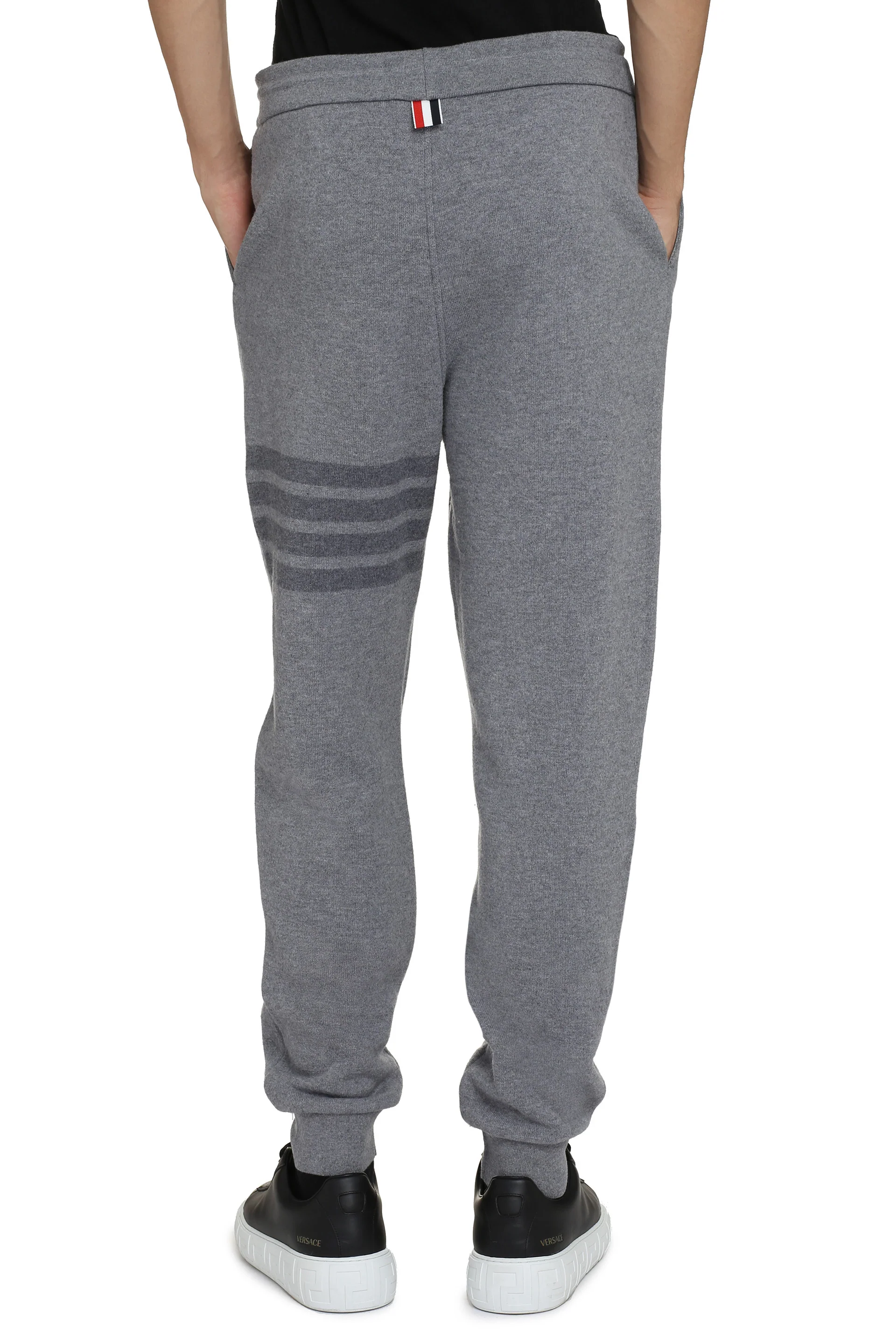 THOM BROWNE Virgin Wool Track Pants - Image 6