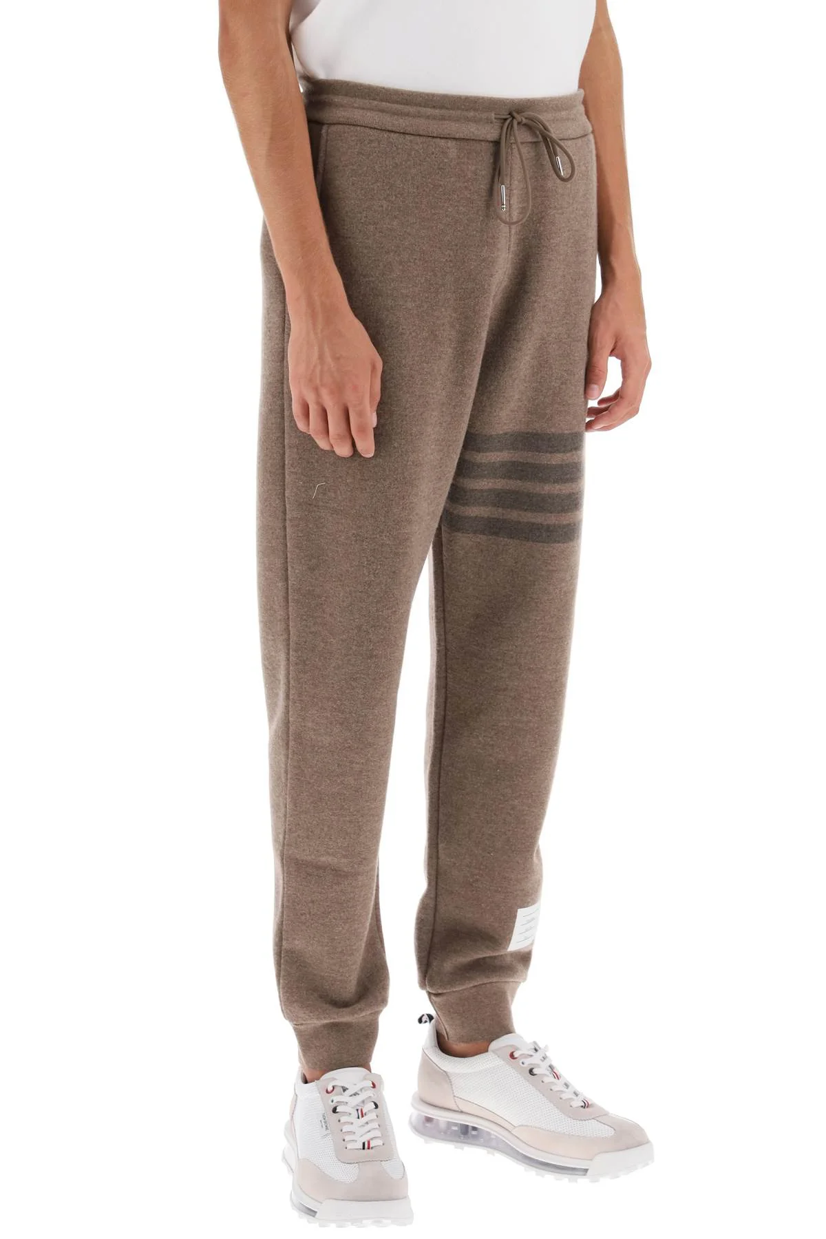 THOM BROWNE Virgin Wool Track Pants - Image 2