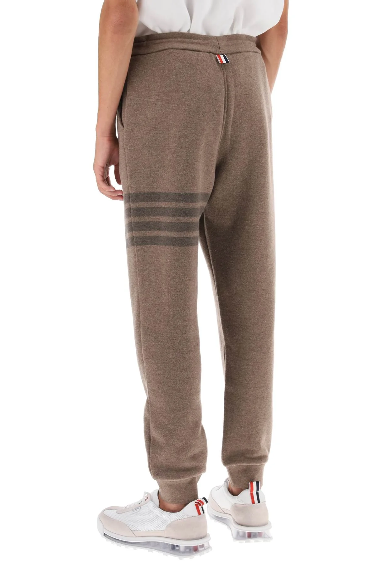THOM BROWNE Virgin Wool Track Pants - Image 3