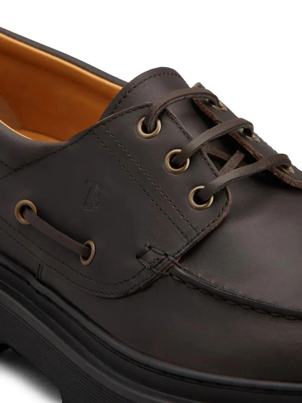 Tod`s Boat Shoes in Leather - Image 3