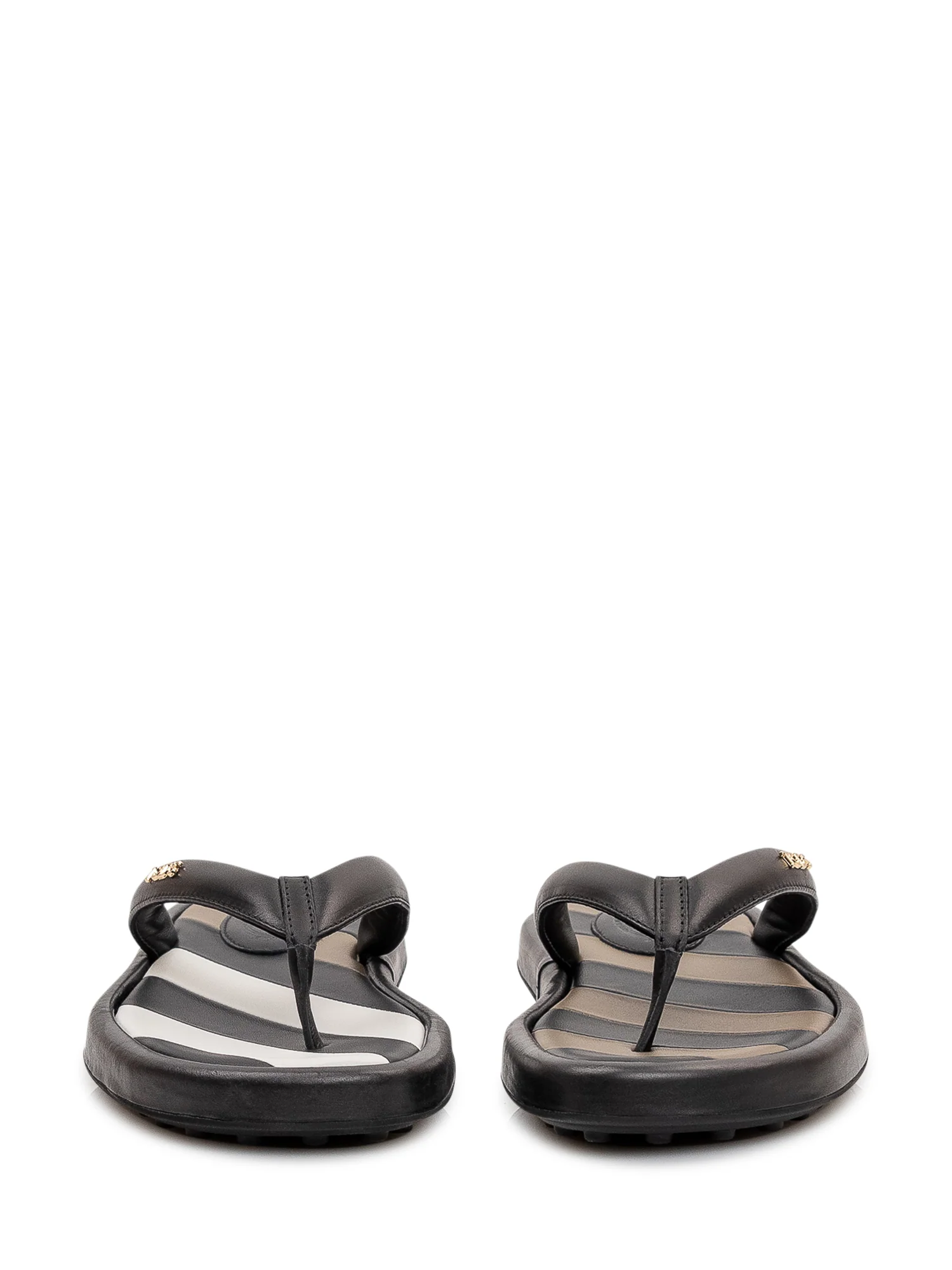 Tod`s Sleek Comfort Sandals with Shaped Strap - Image 2