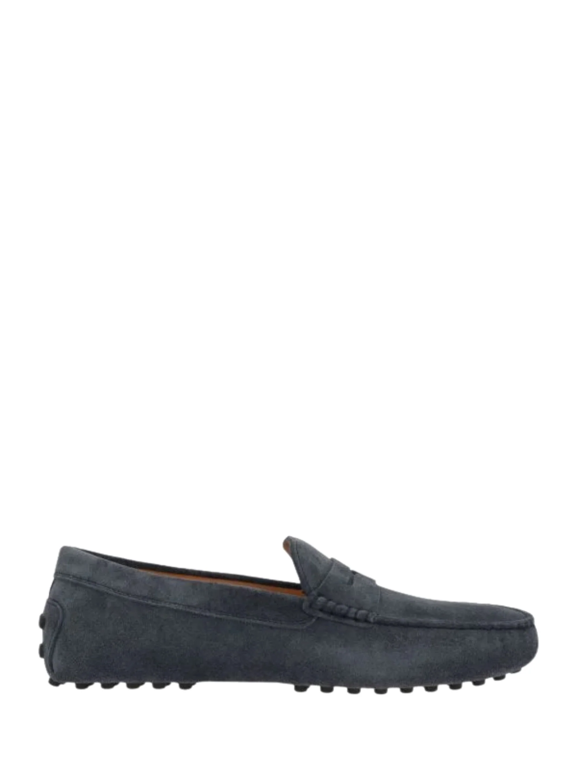 Tod`s Tod's Men's Bisquit Leather Moccasin with Rubber Sole Loafer