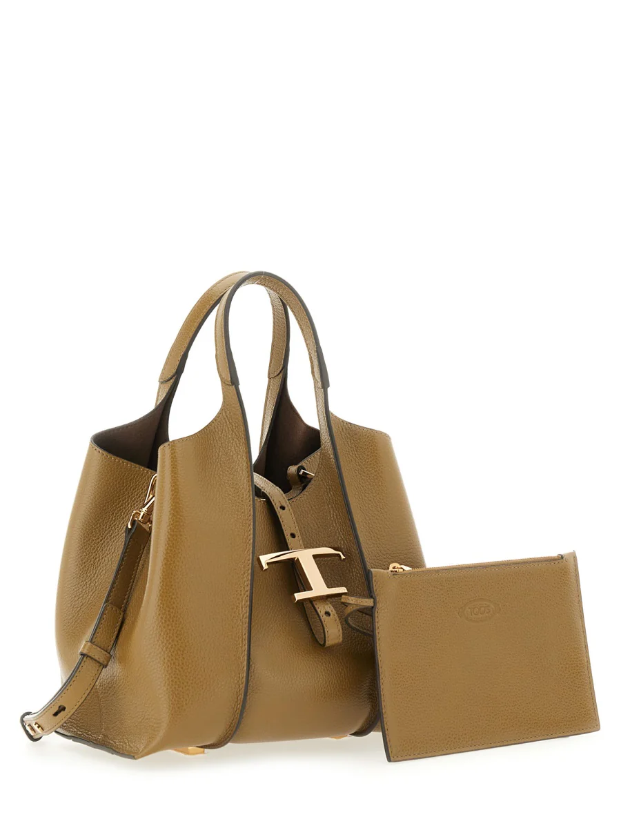 Tod`s TOD'S T Timeless Shopping Bag in Leather Mini - Image 3