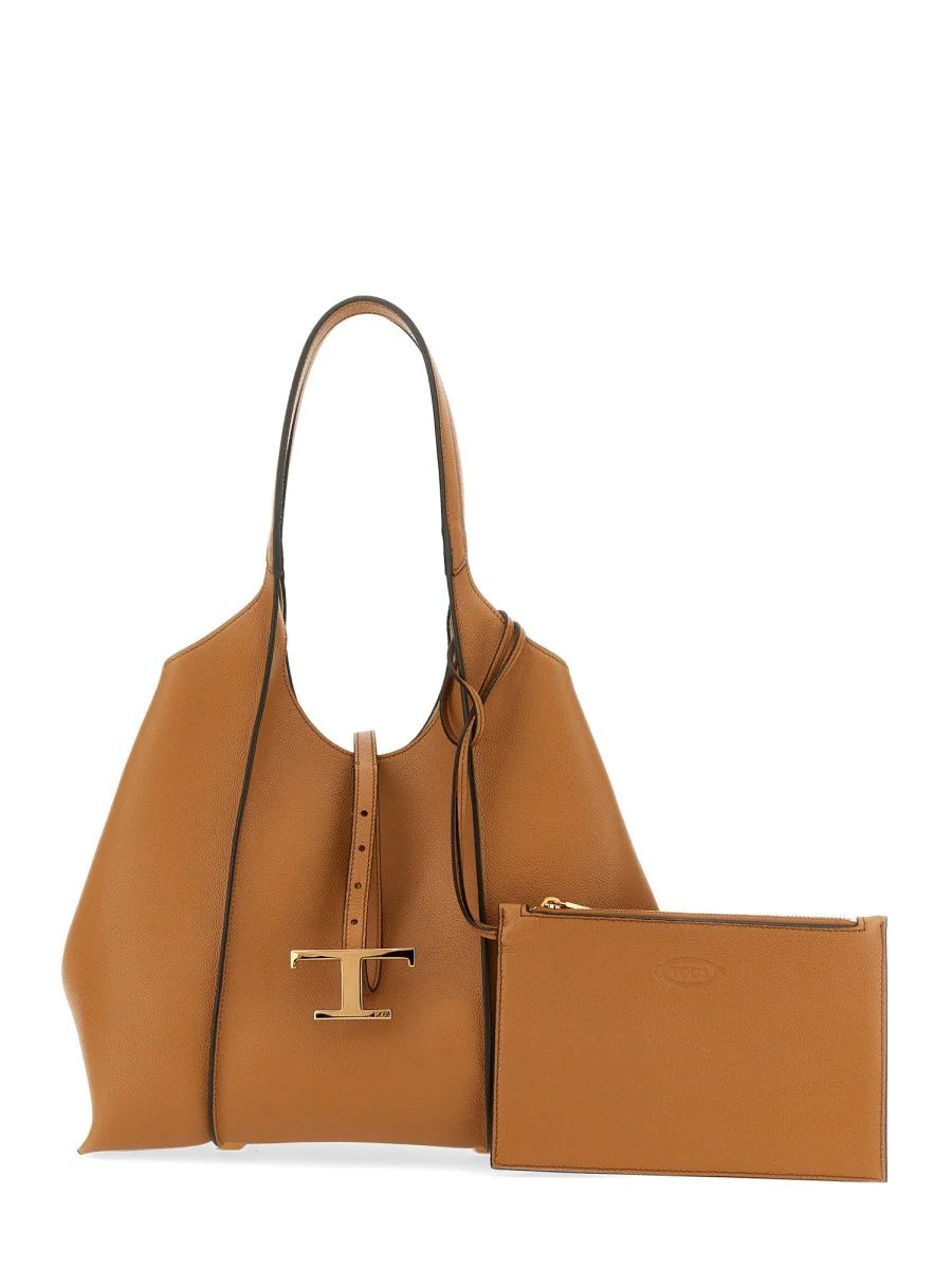 Tod`s TOD'S T Timeless Shopping Bag in Leather Small - Image 4