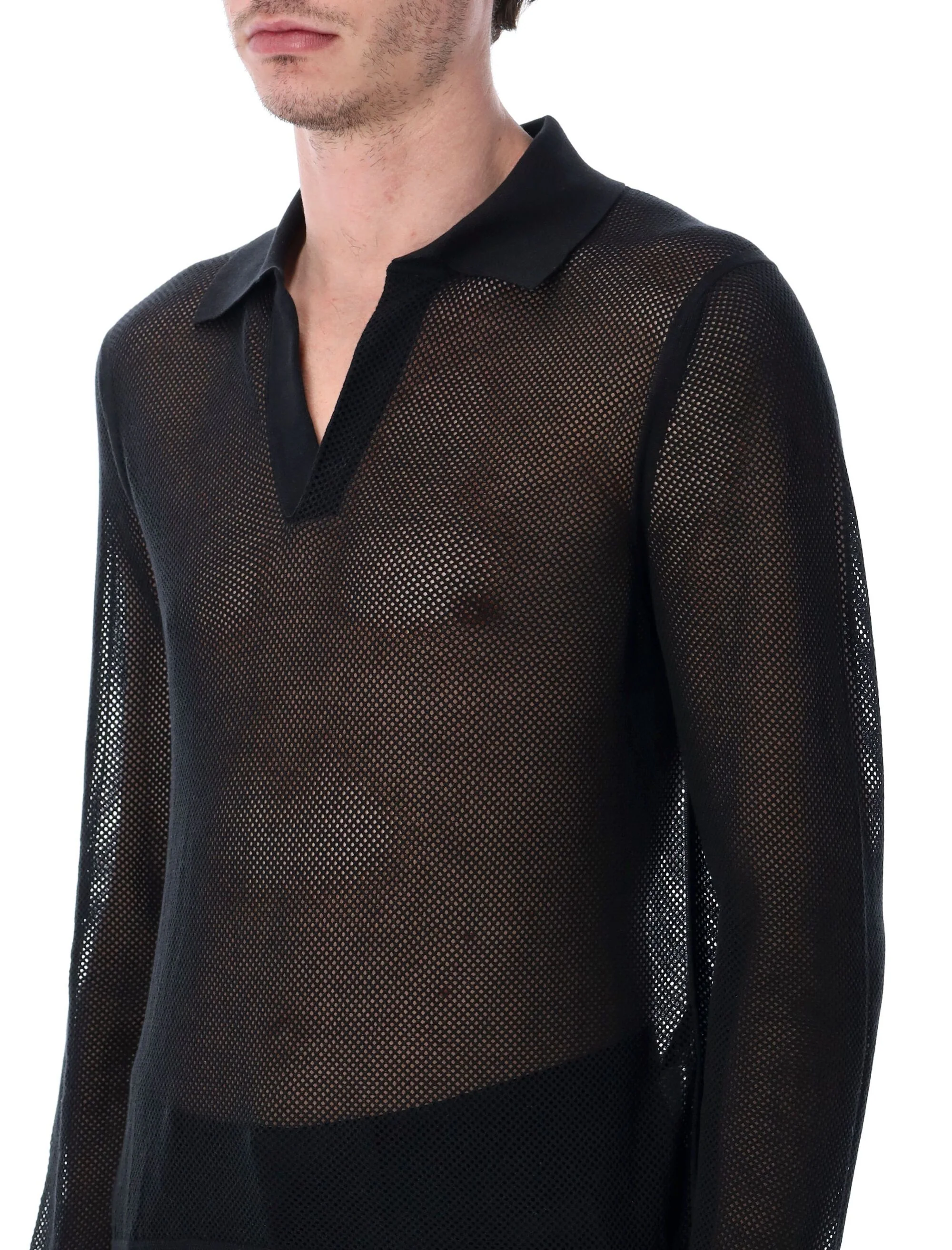 Tom Ford Cotton and Silk Mesh Sweater - Image 3