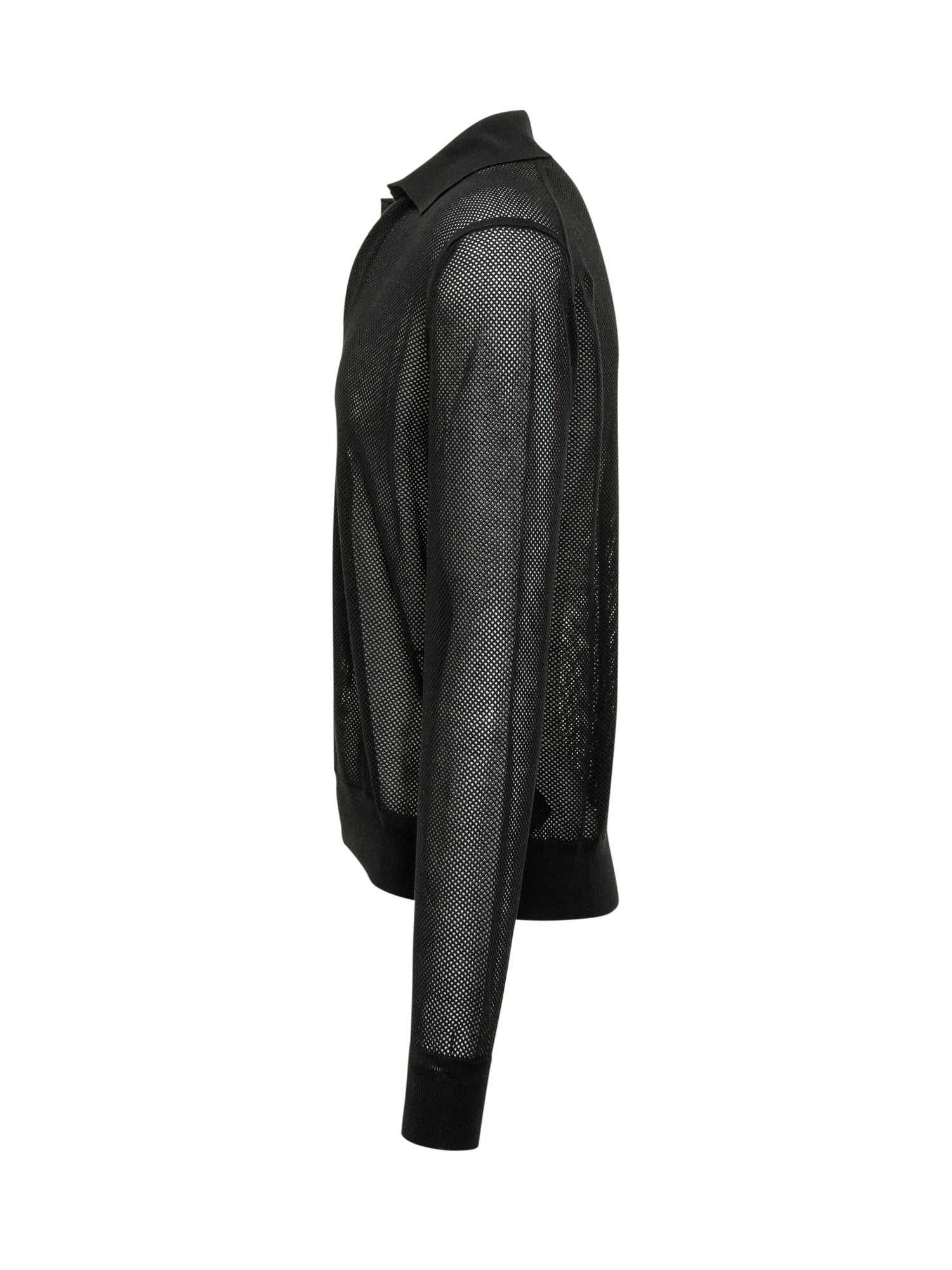 Tom Ford Long Sleeve Polo without Buttons - Image 3