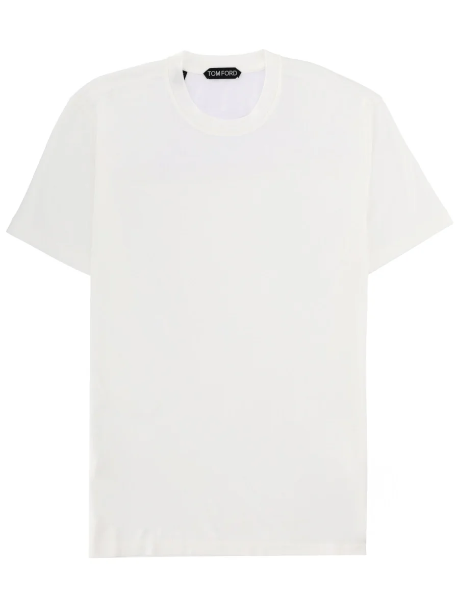 TOM FORD Lyocell Cotton Crew Neck T-Shirt