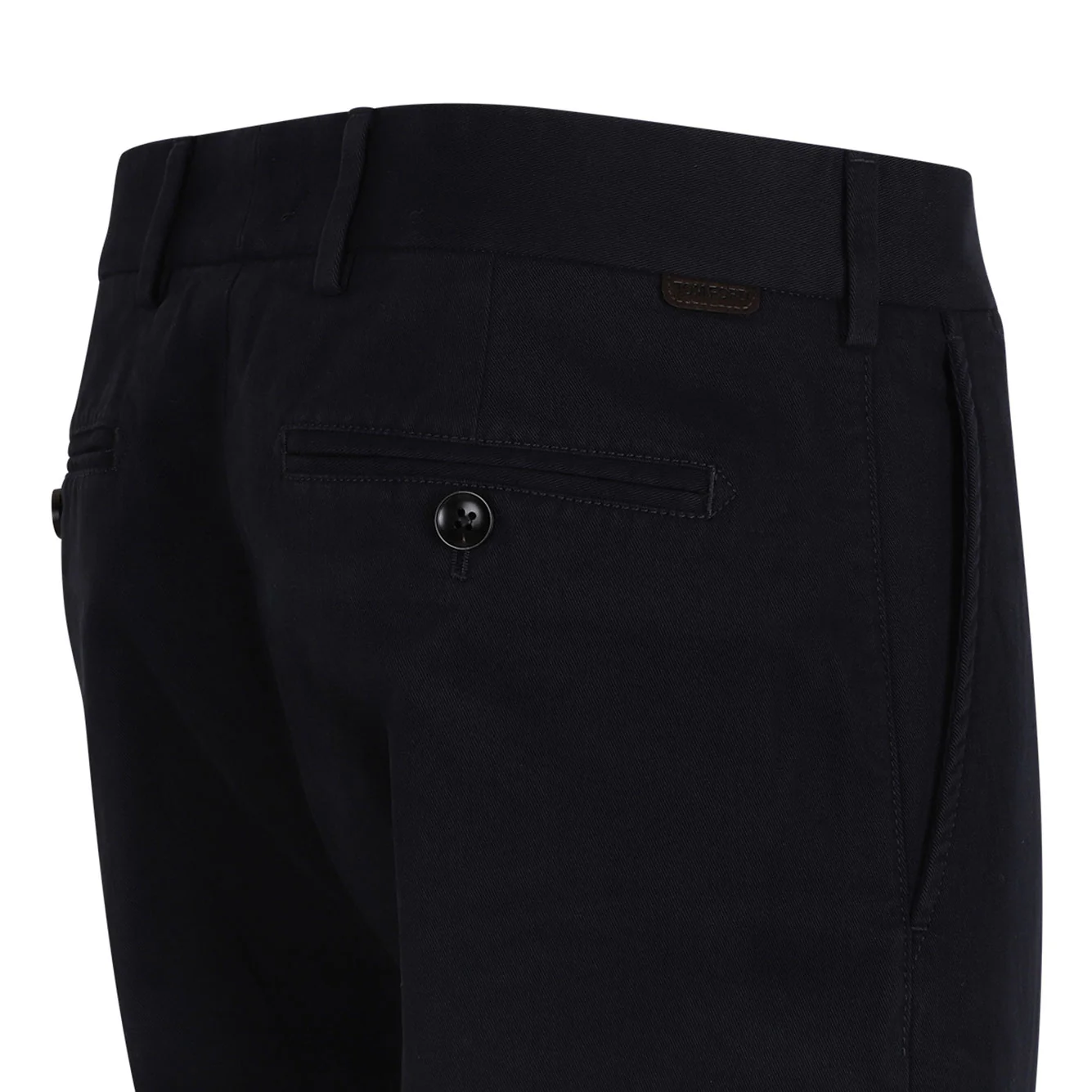 TOM FORD Pantaloni Chino in Twill di Cotone Spazzolato Con Bottoni in Corno - Image 4