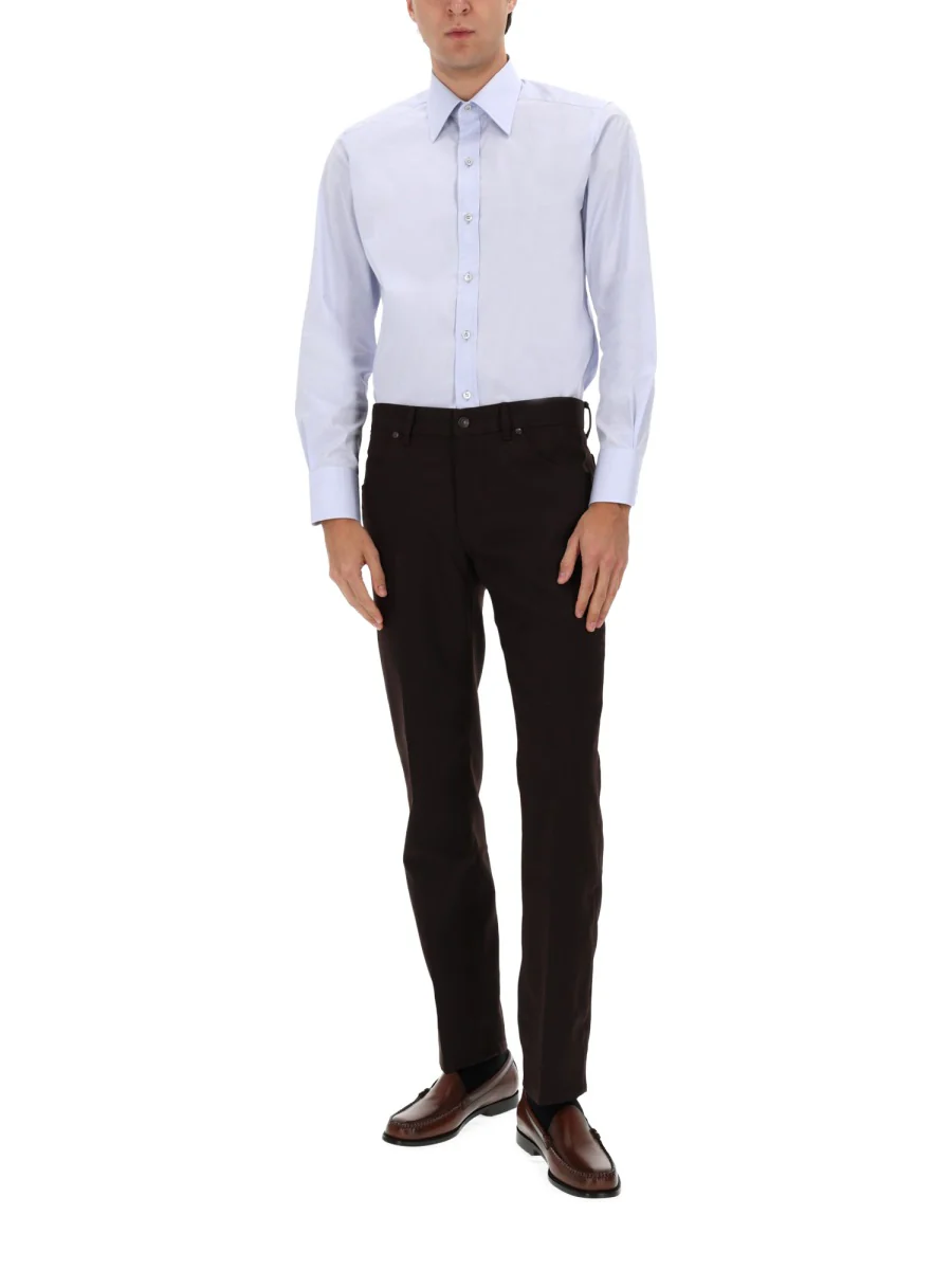 TOM FORD Poplin Slim Fit Shirt - Image 2