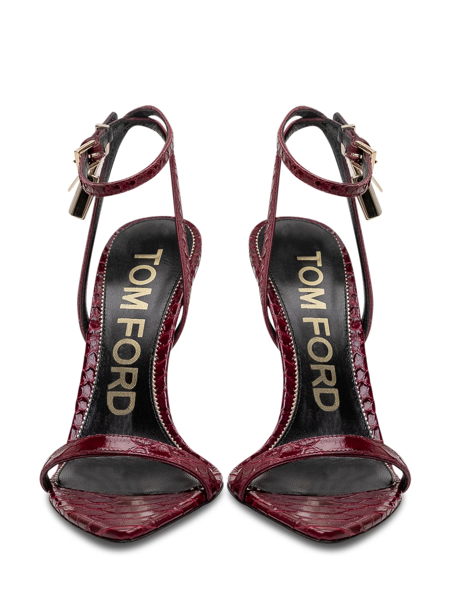 Tom Ford Semi-Gloss Heeled Sandals - Image 2