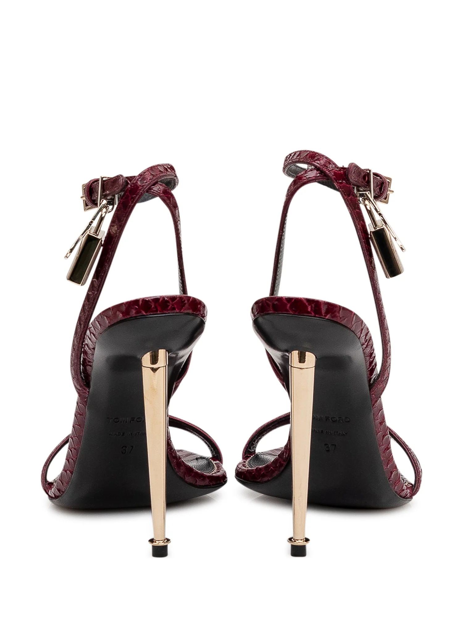 Tom Ford Semi-Gloss Heeled Sandals - Image 3