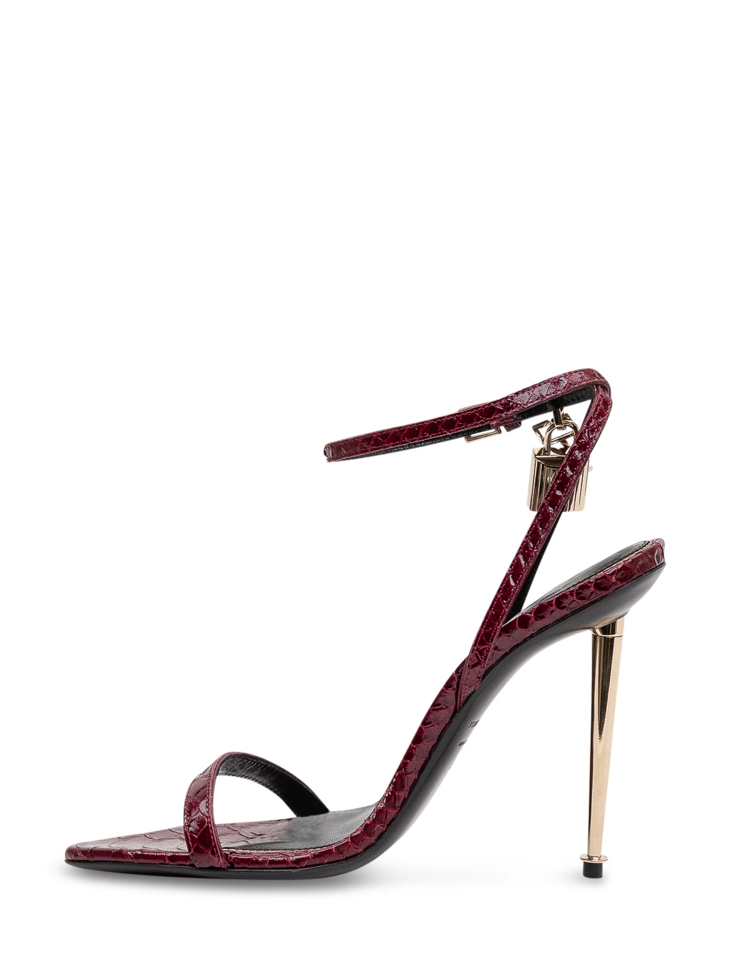 Tom Ford Semi-Gloss Heeled Sandals - Image 4
