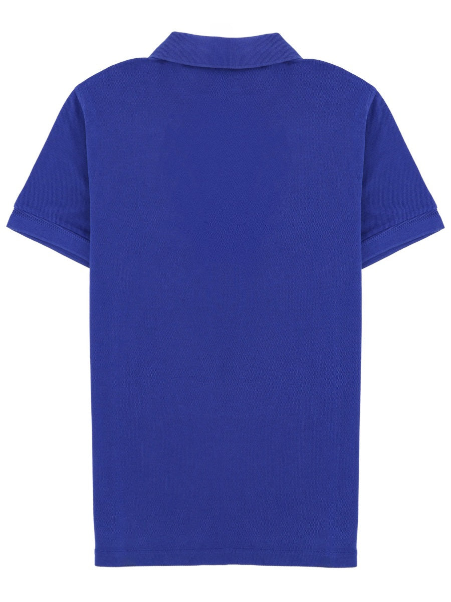 TOM FORD Slim-Fit Lyocell and Cotton-Blend Piqué Polo Shirt - Image 2