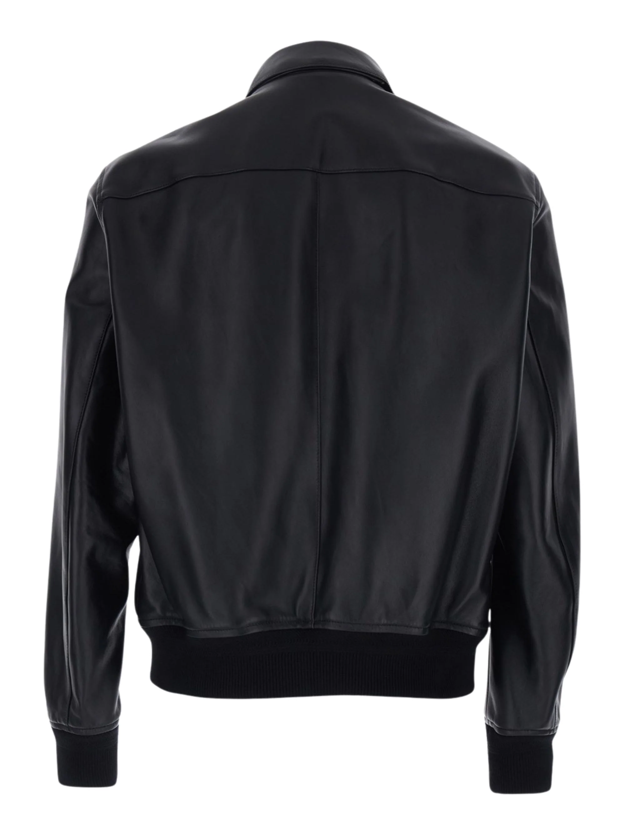Tom Ford SOFT NAPPA PLONGE COLLAR BLOUSON - Image 2