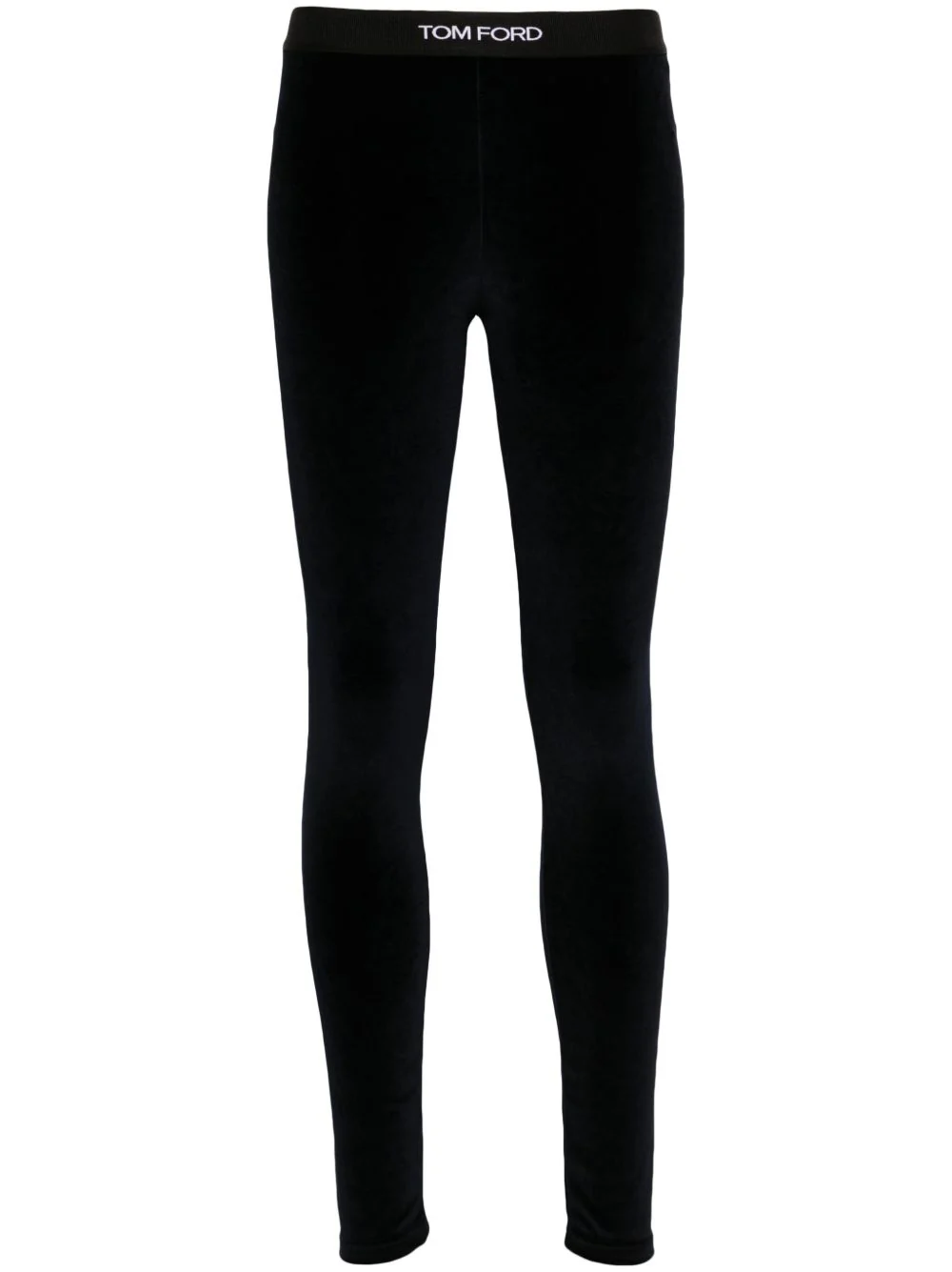 TOM FORD Stretch Lustrous Velour Signature Leggings