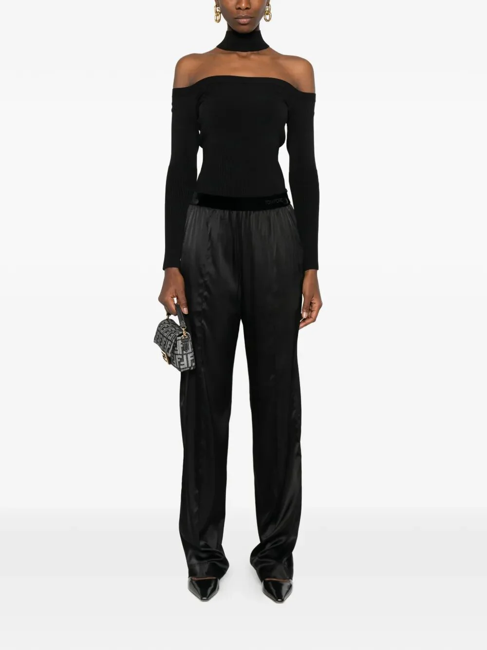 TOM FORD Stretch Silk Satin PJ Pants - Image 2