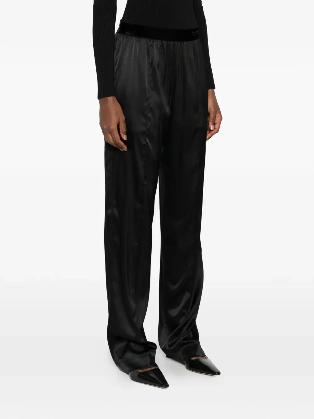 TOM FORD Stretch Silk Satin PJ Pants - Image 4