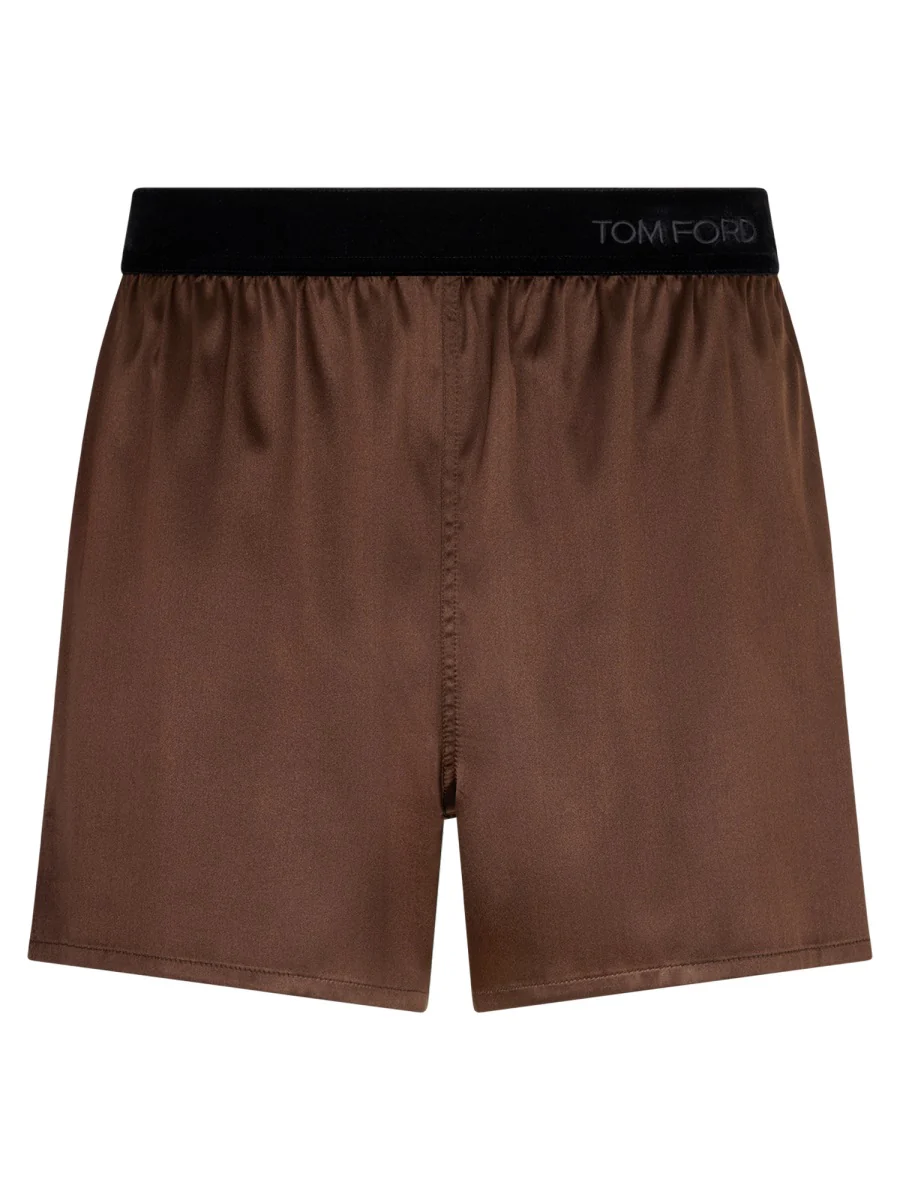 TOM FORD Stretch Silk Satin PJ Shorts