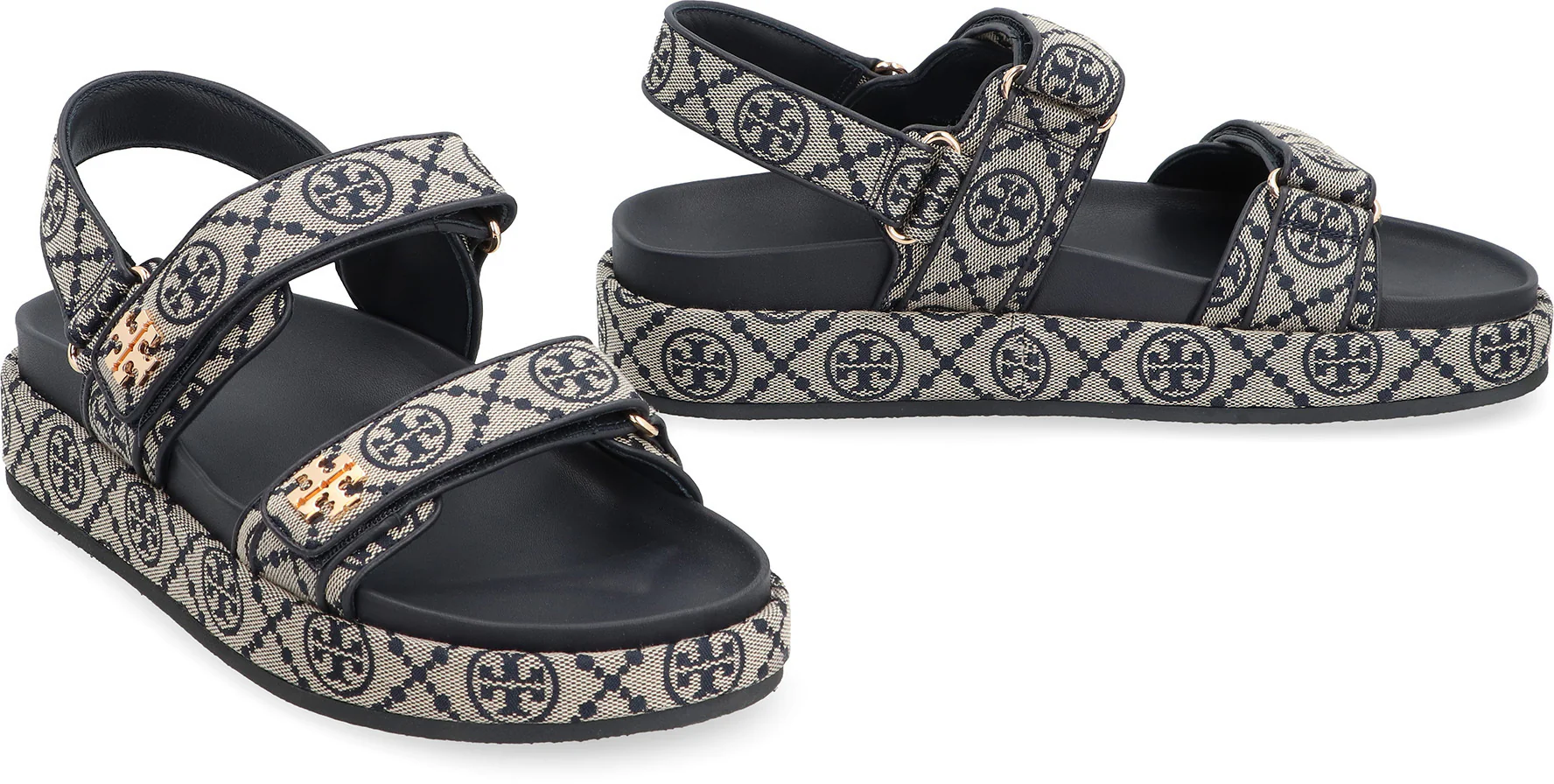 TORY BURCH Kira Fabric Platform Sandals - Image 3