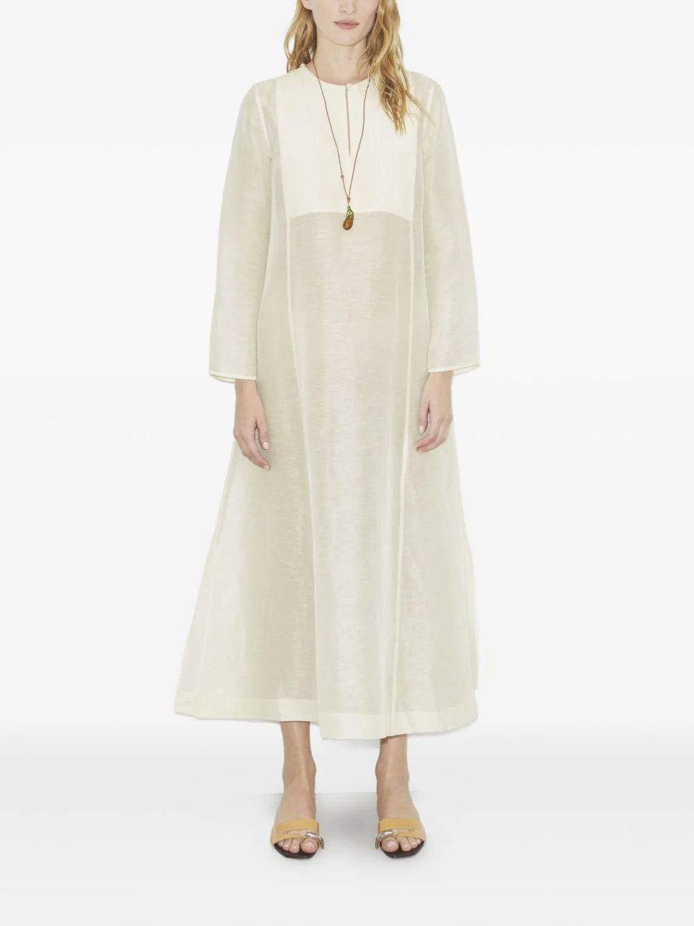 TORY BURCH Linen and Silk Long Kaftan - Image 3