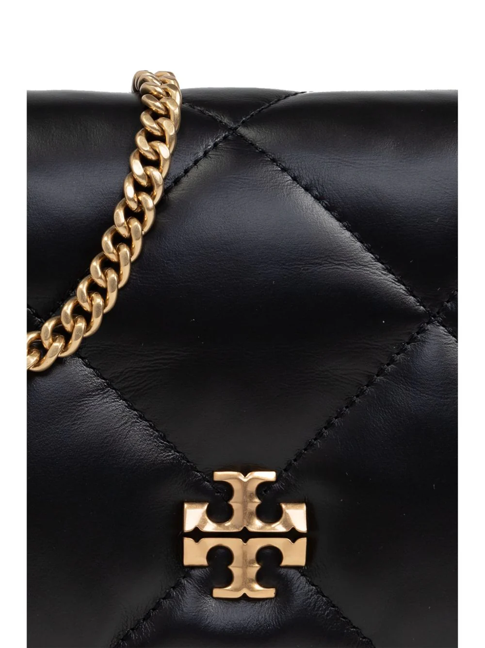 Tory Burch Mini Diamond Quilted Foldover Bag with Signature Motif - Image 5
