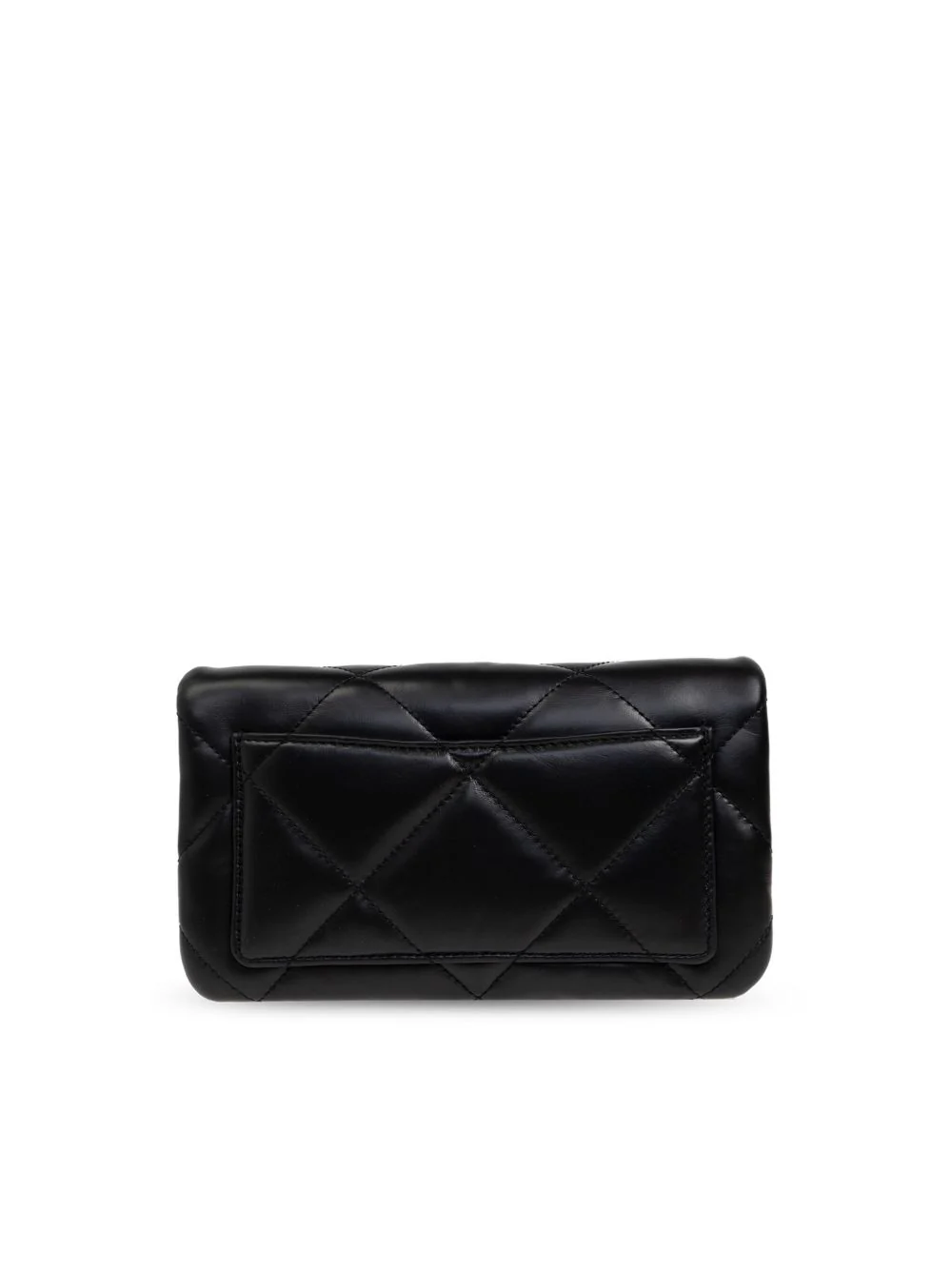 Tory Burch Mini Diamond Quilted Foldover Bag with Signature Motif - Image 6
