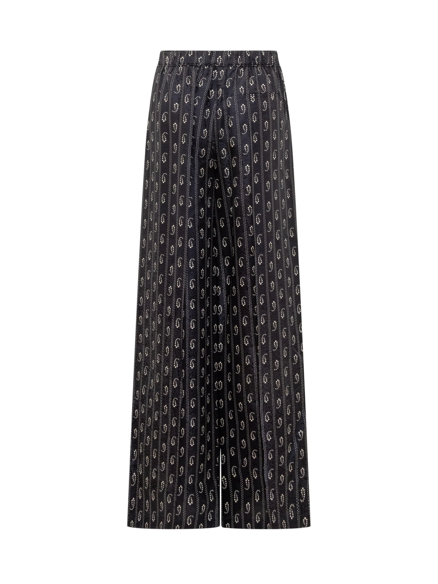 Tory Burch Painted Trousers with Monogram Detail - Image 2