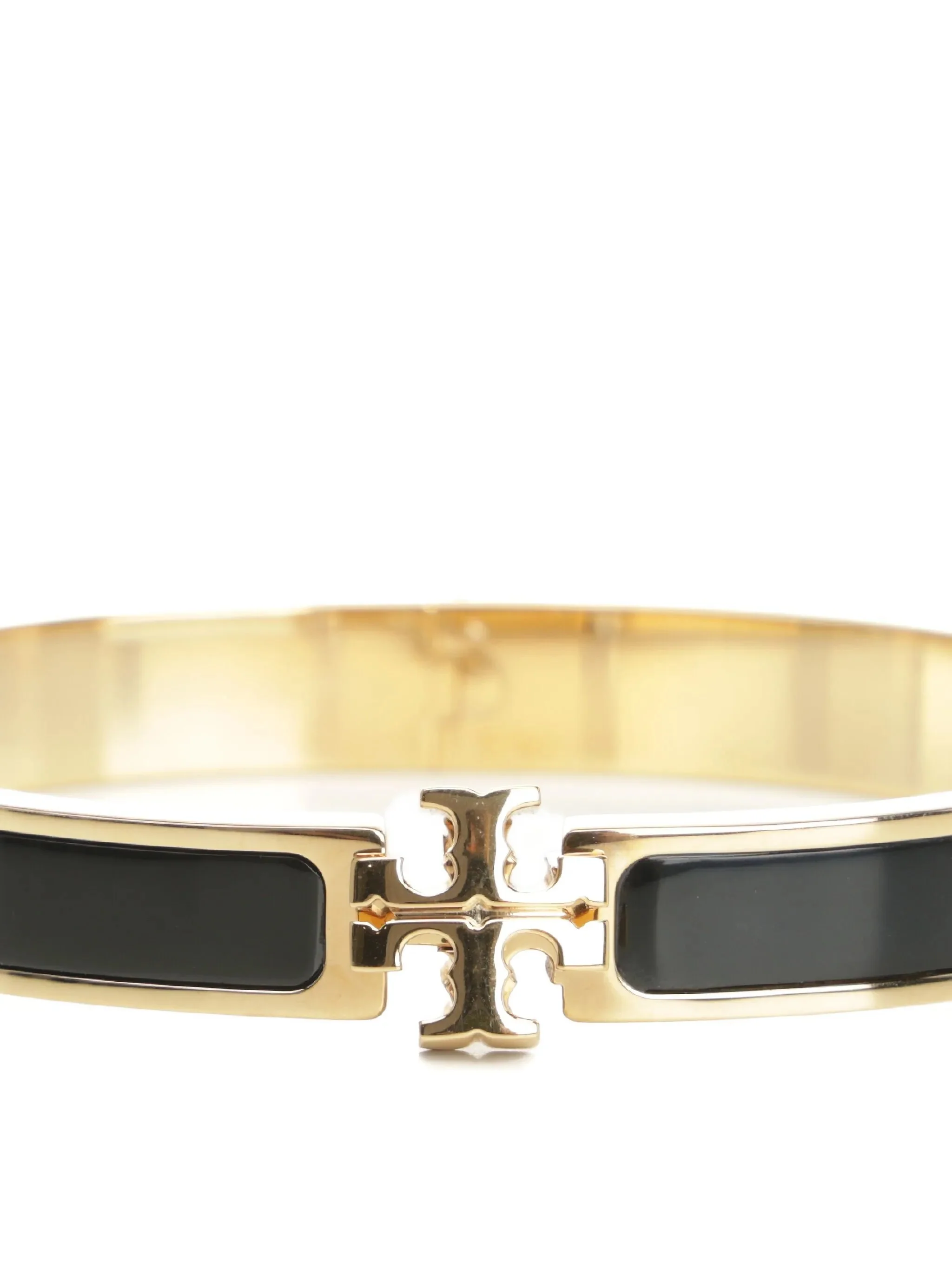 Tory Burch Sleek Steel Bracelet with Logo - Image 3