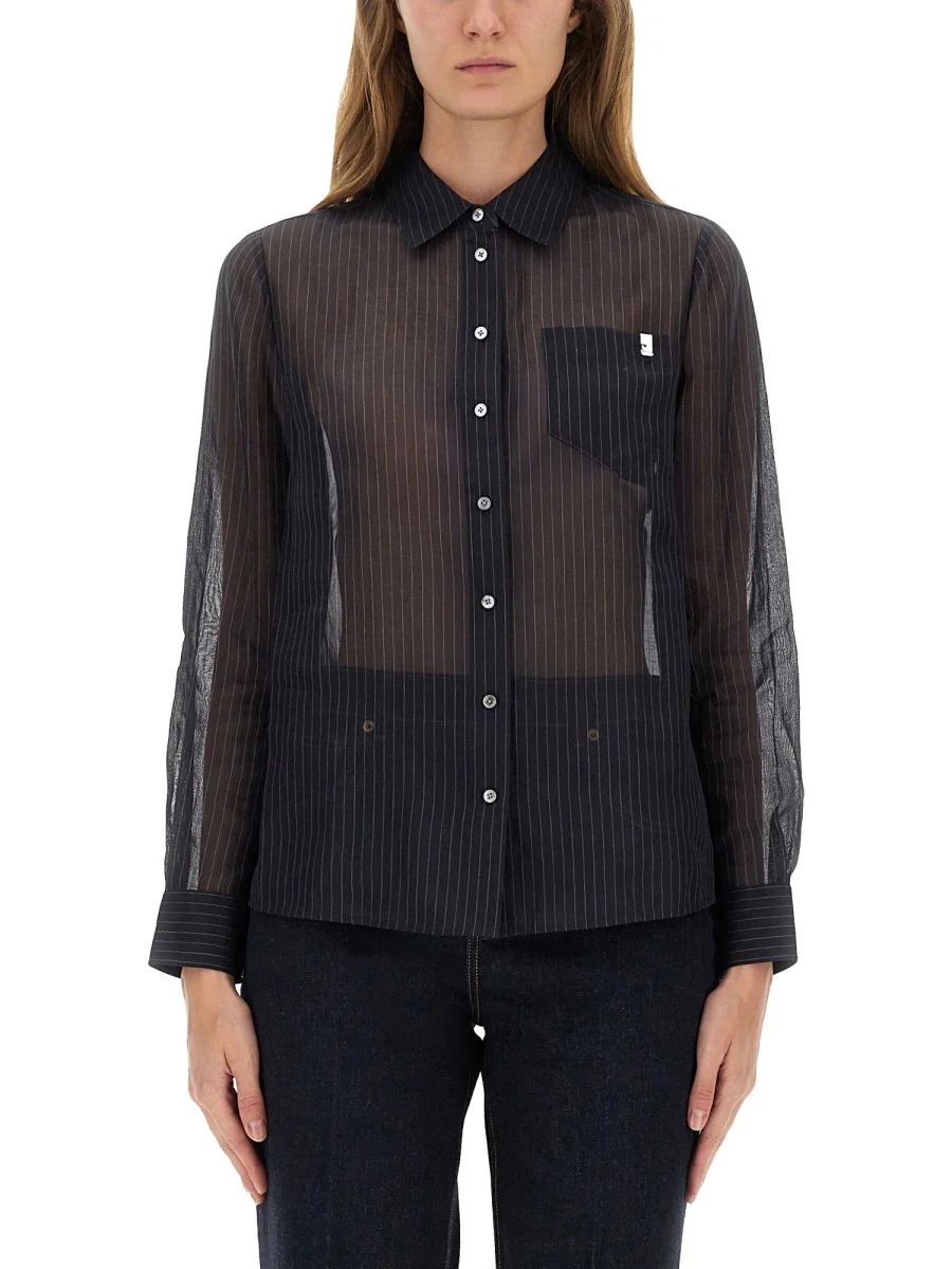 TORY BURCH Striped Cotton Shirt - Image 5
