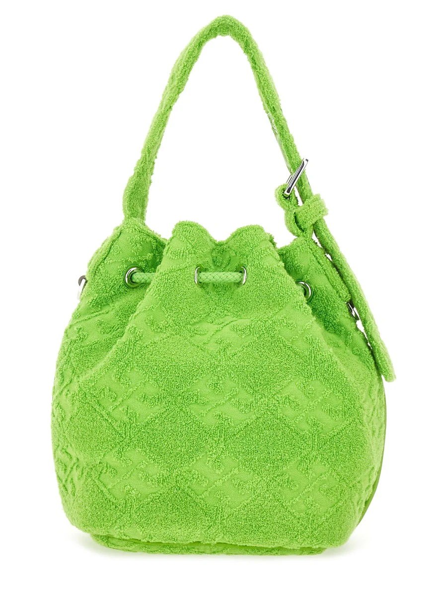 TORY BURCH T Monogram Terry Mini Bucket Bag - Image 7