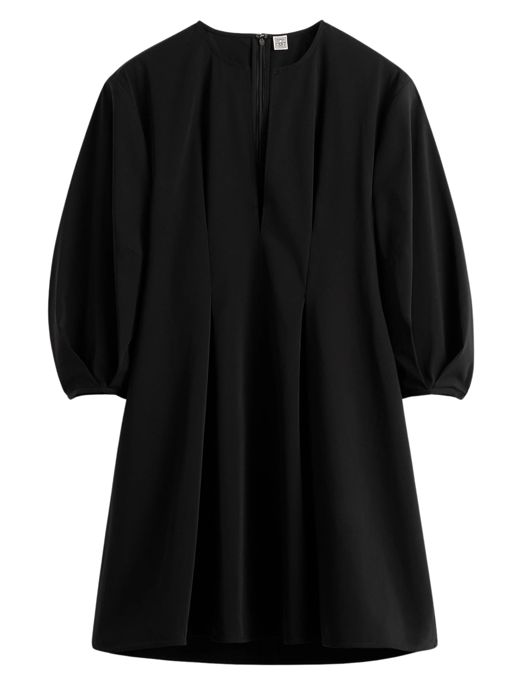 TOTEME Balloon Sleeve Cotton Dress