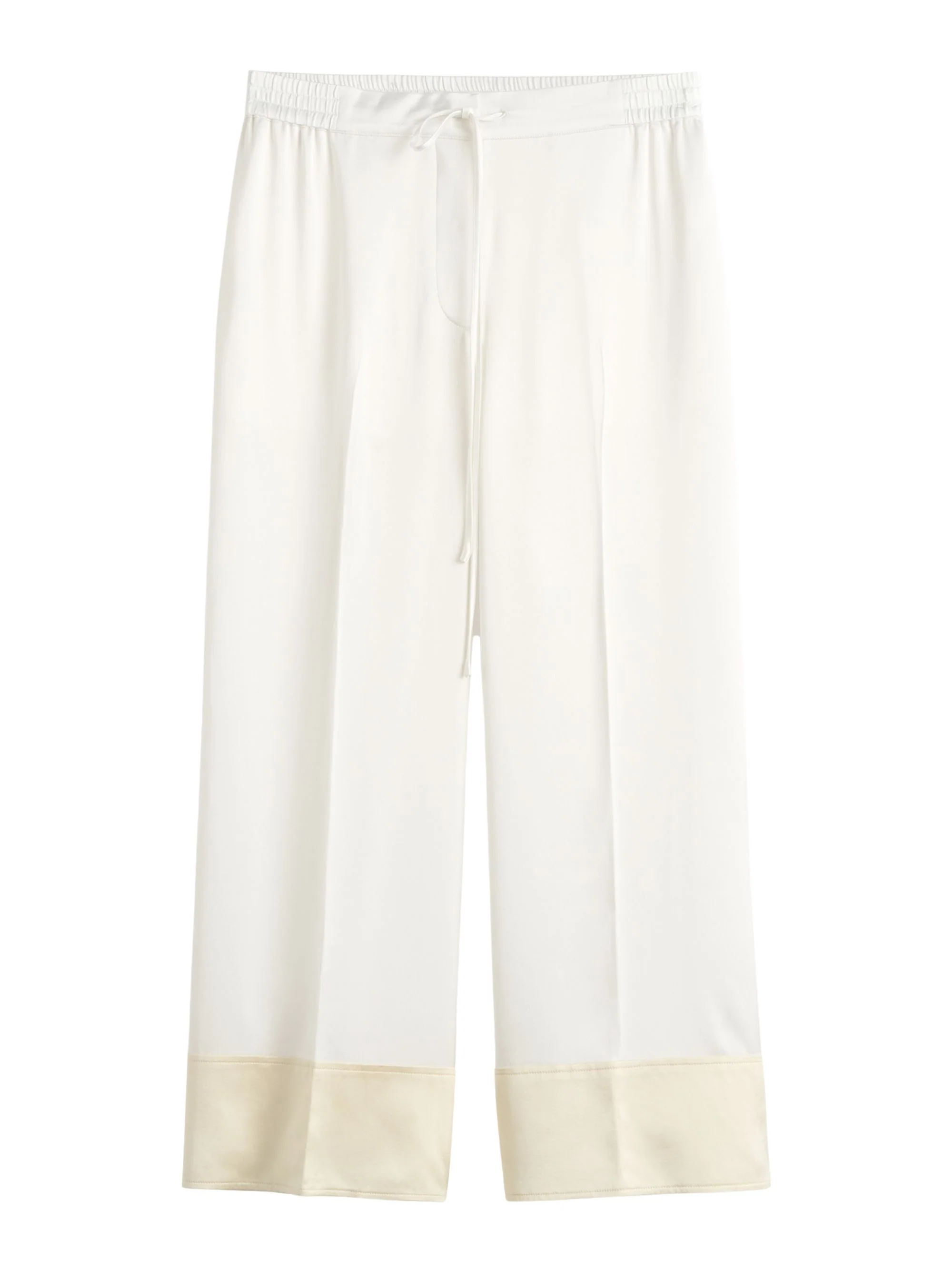 TOTEME Drawstring Wide-leg Satin Pants