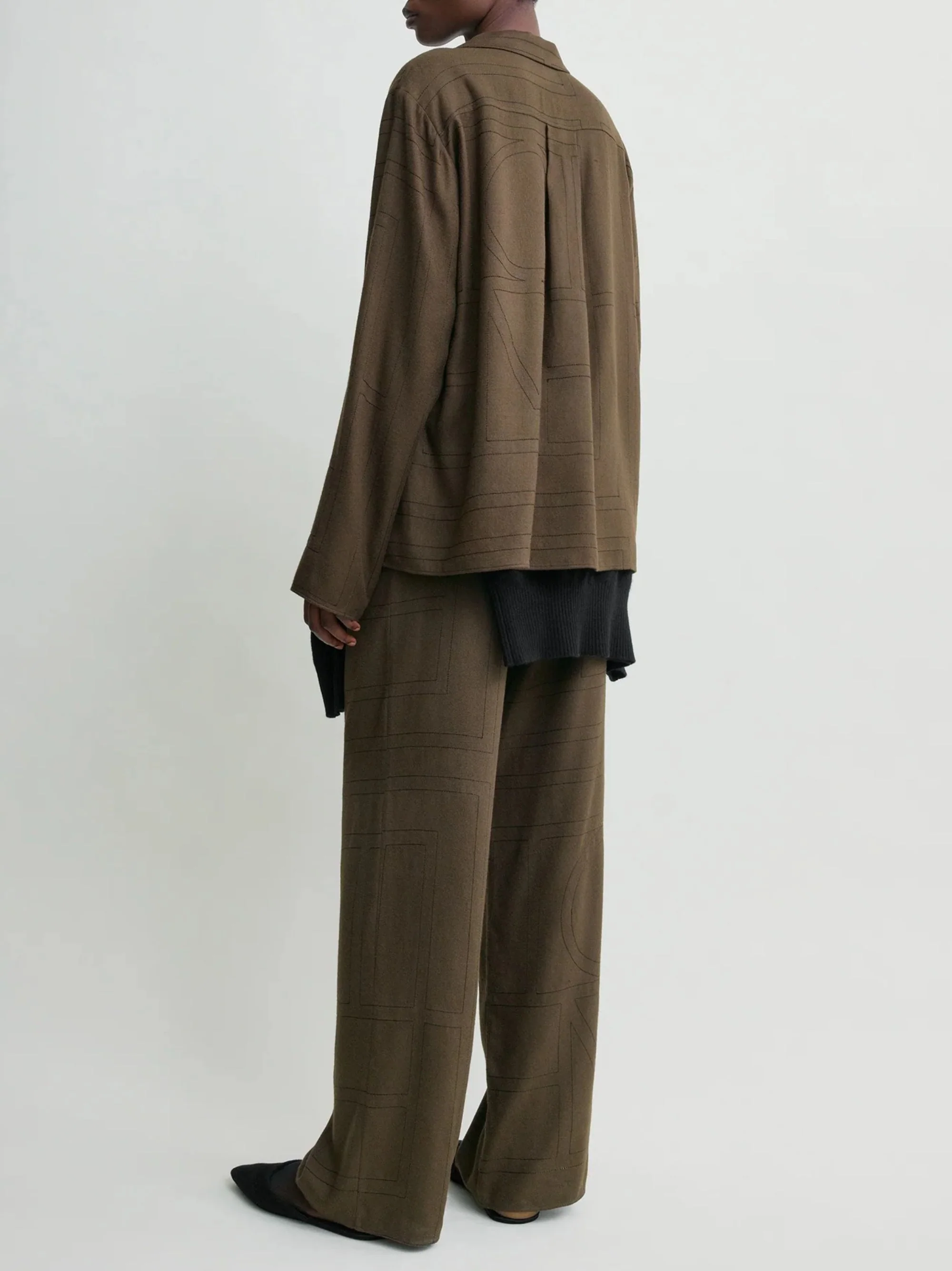 TOTEME Monogram Flannel Top - Image 2